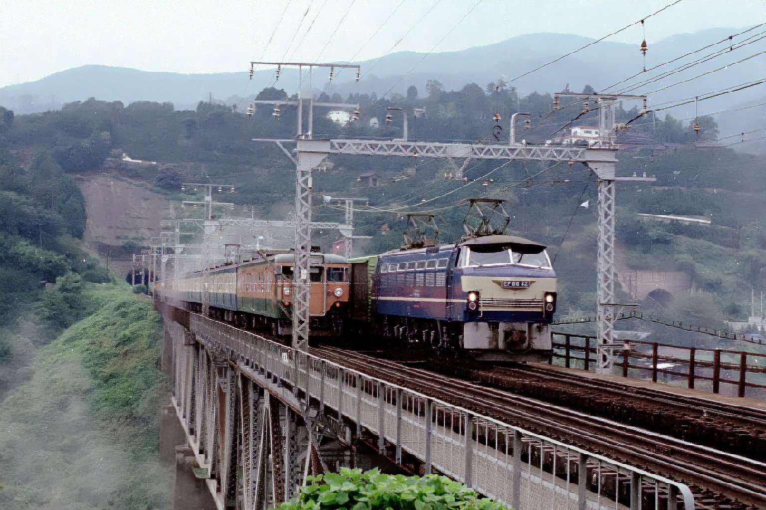 v064, 東海道本線 根府川橋梁 （1975年）｜ひろやん