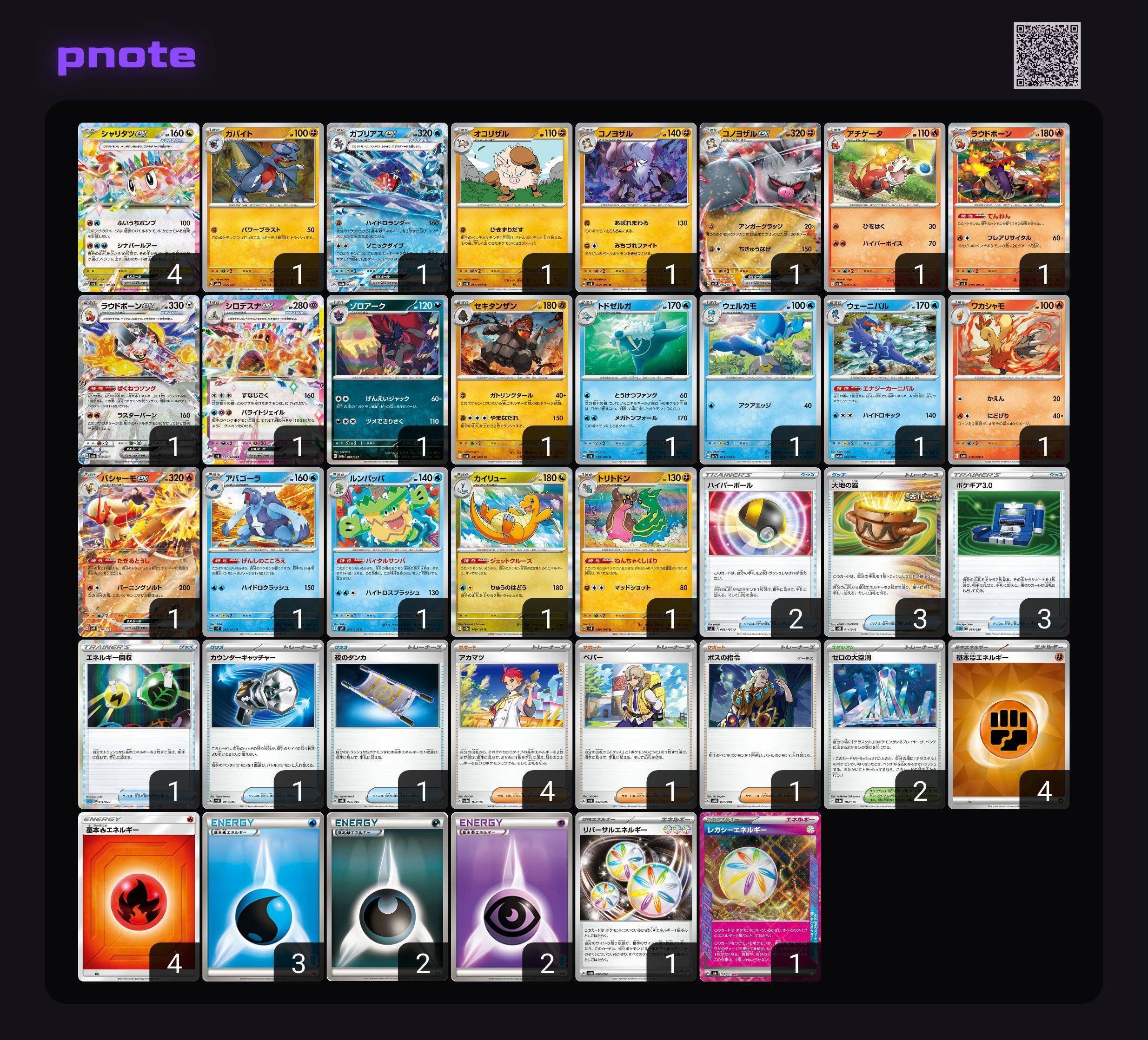 第4回のくぽけ ～シナバールアーでおおものを釣る！？～ デッキ紹介