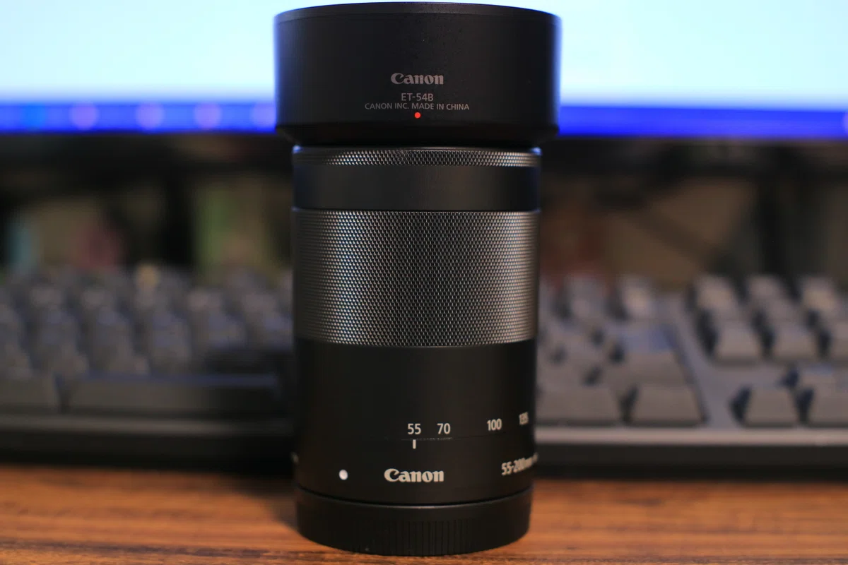 中古】 【良品】 キヤノン EF-M55-200mm F4.5-6.3 IS STM Canon EF-M55 