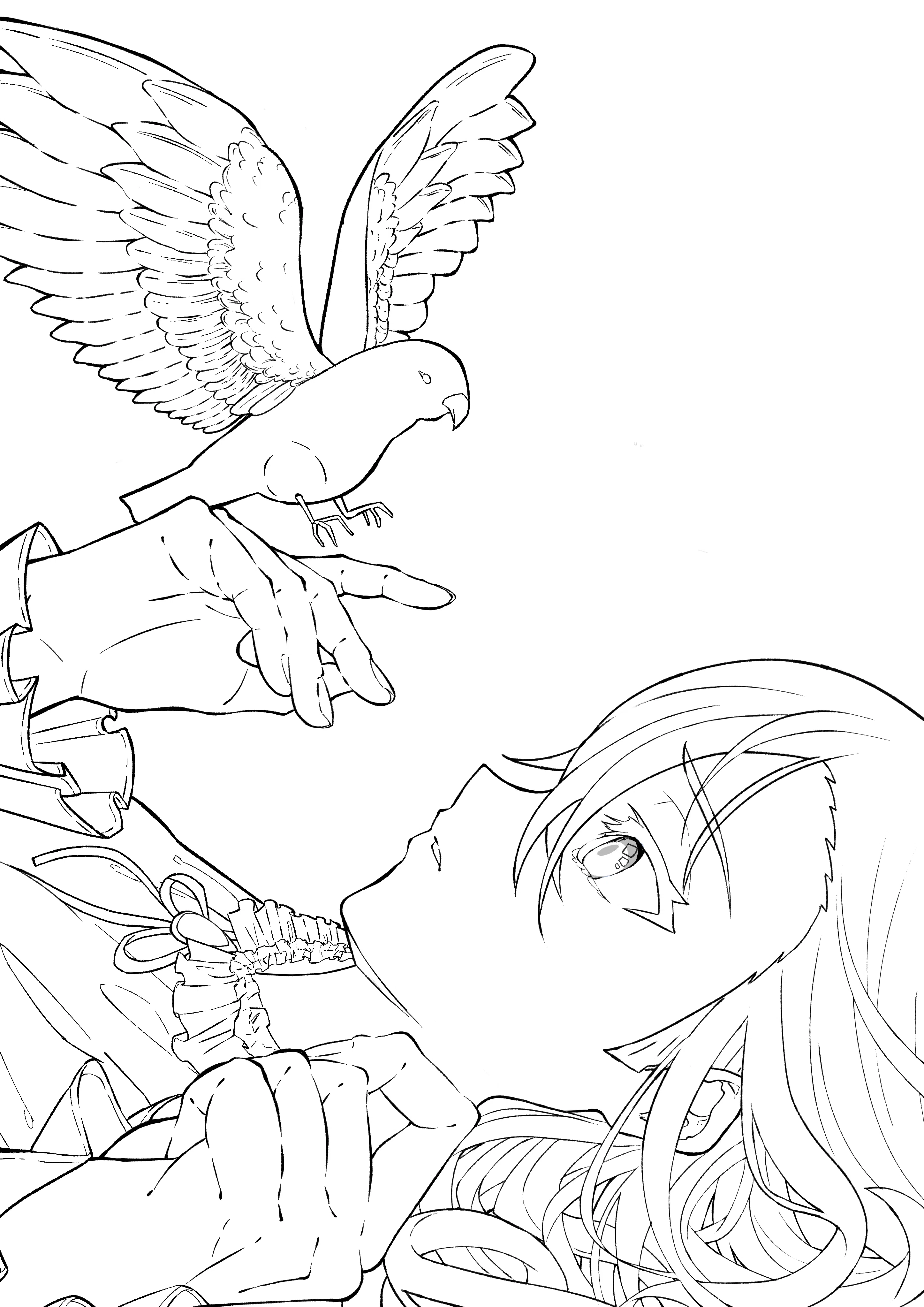 個人的イラスト講座】線画編～線の太さで質感と印象を司る！〜｜ちょこ