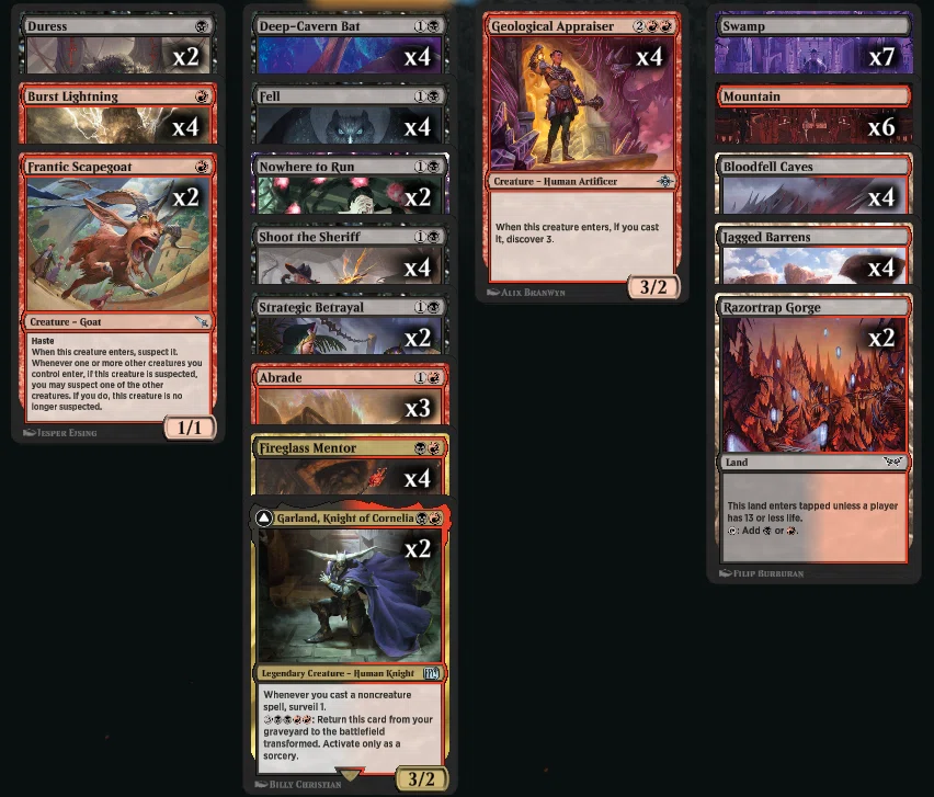 初心者向け】レアなしMtGAスタンダード2色デッキで多彩な戦略を体験 