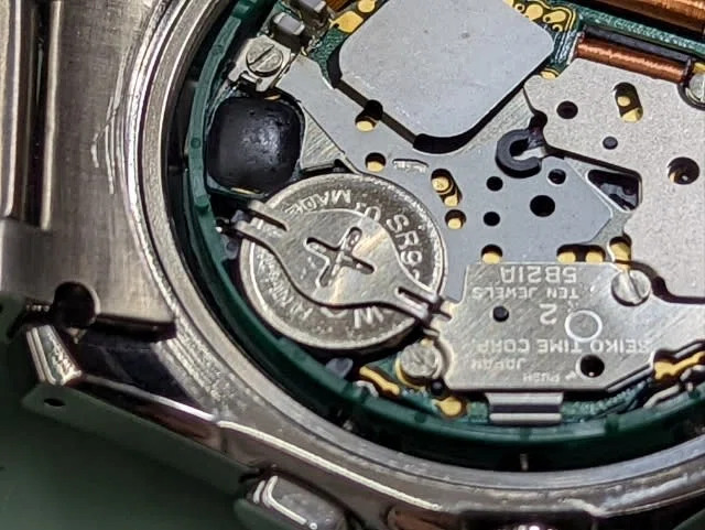 SEIKO】BRIGHTZ 5B21 電波時計 電池交換｜富屋時計店