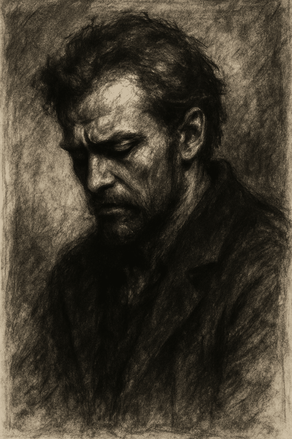 AI画像生成】AIと描く“魂のデッサン”、木炭画風プロンプトがエモすぎた