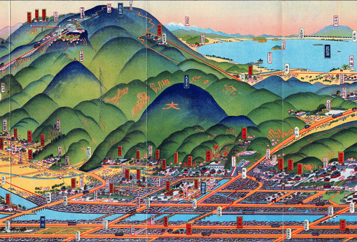 2025年の京都・五山送り火の日は、鳥瞰図絵師・吉田初三郎70回目の命日