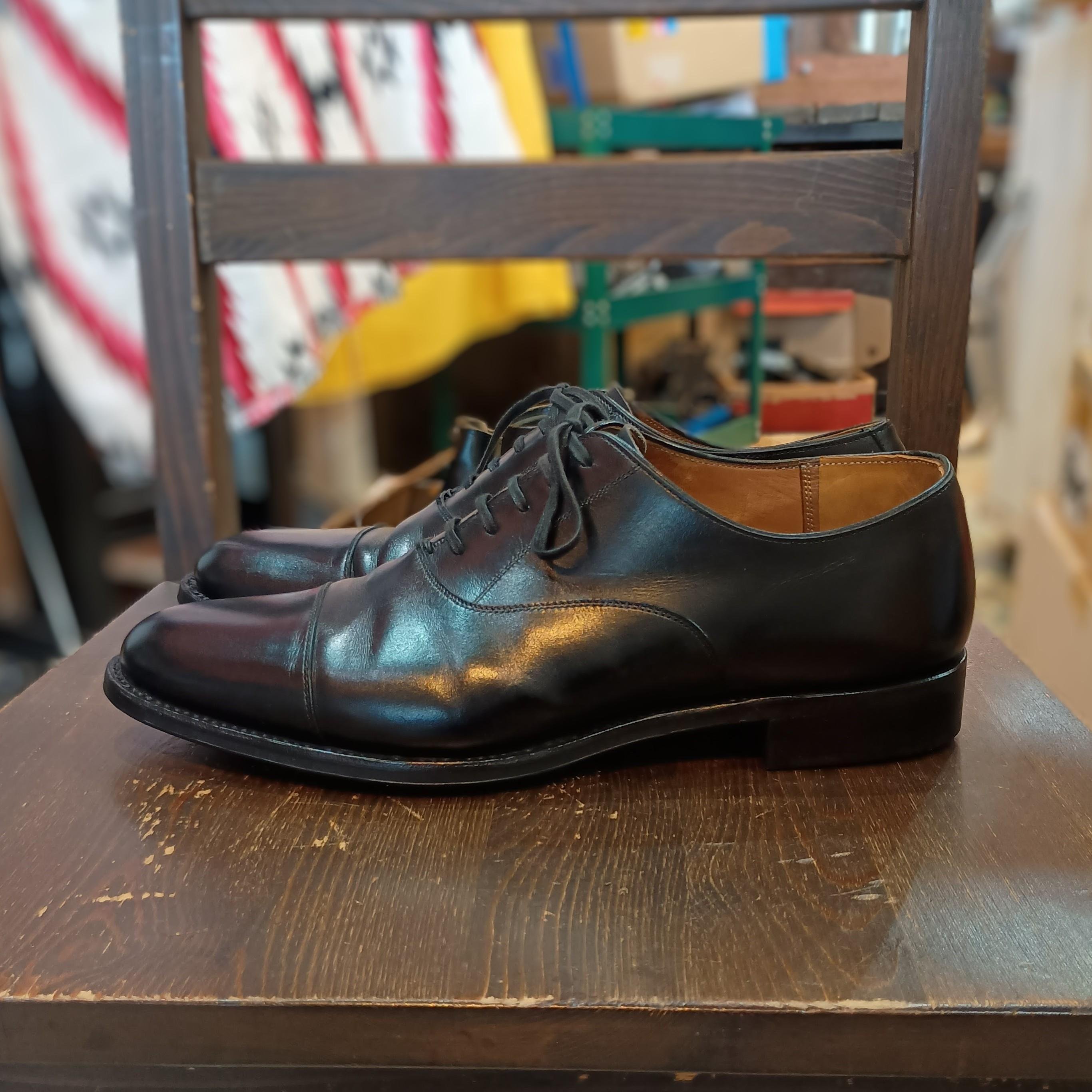 リソール/ソール交換+腰裏補修】REGAL/リーガルストレートチップ｜CREA