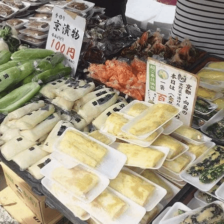 Kyoto pickles stall with affordable pricing
