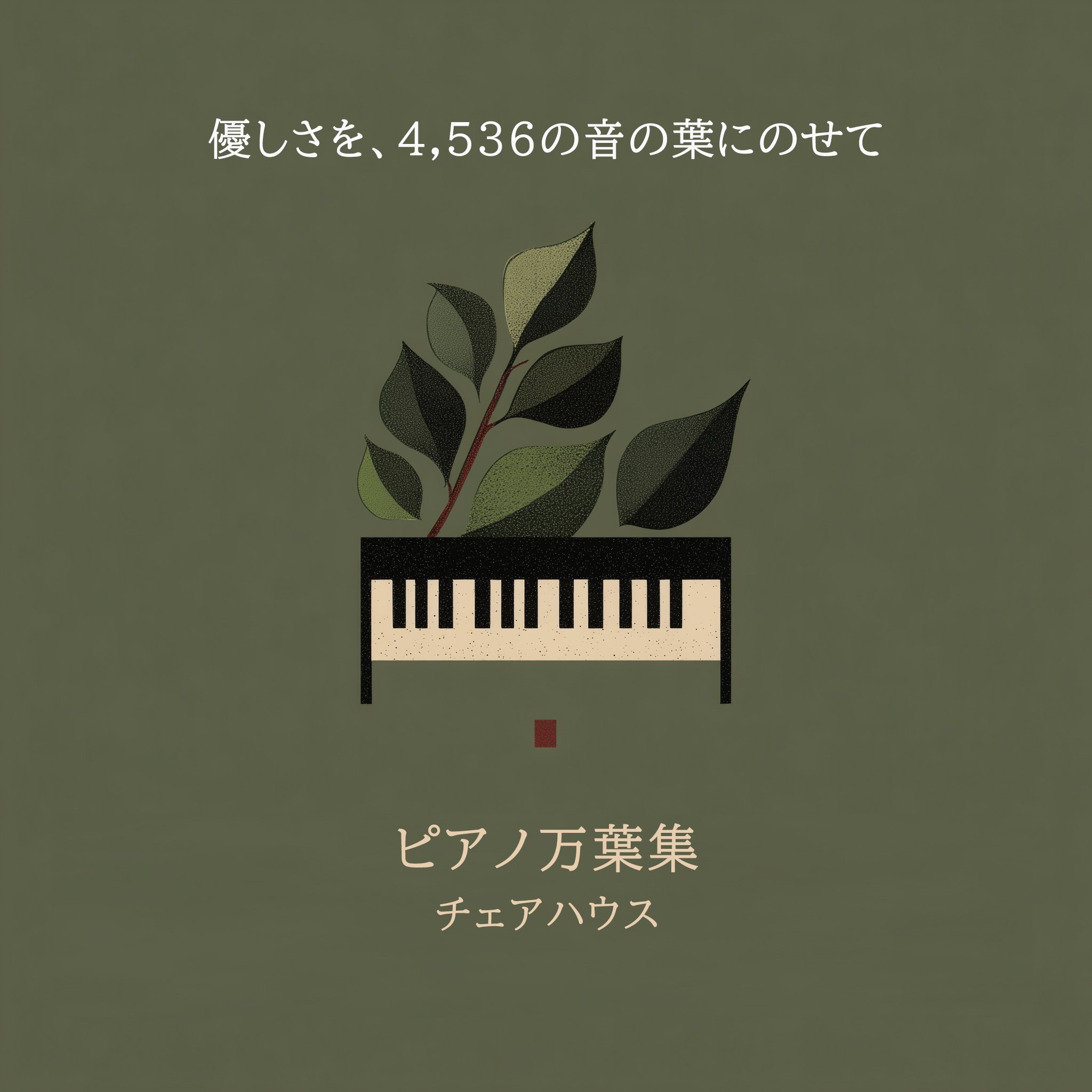 ピアノ・ハウスの名曲のレアなCDシングル できるかな？《ピアノ万葉集》全4536曲を1000年後の人々に届ける