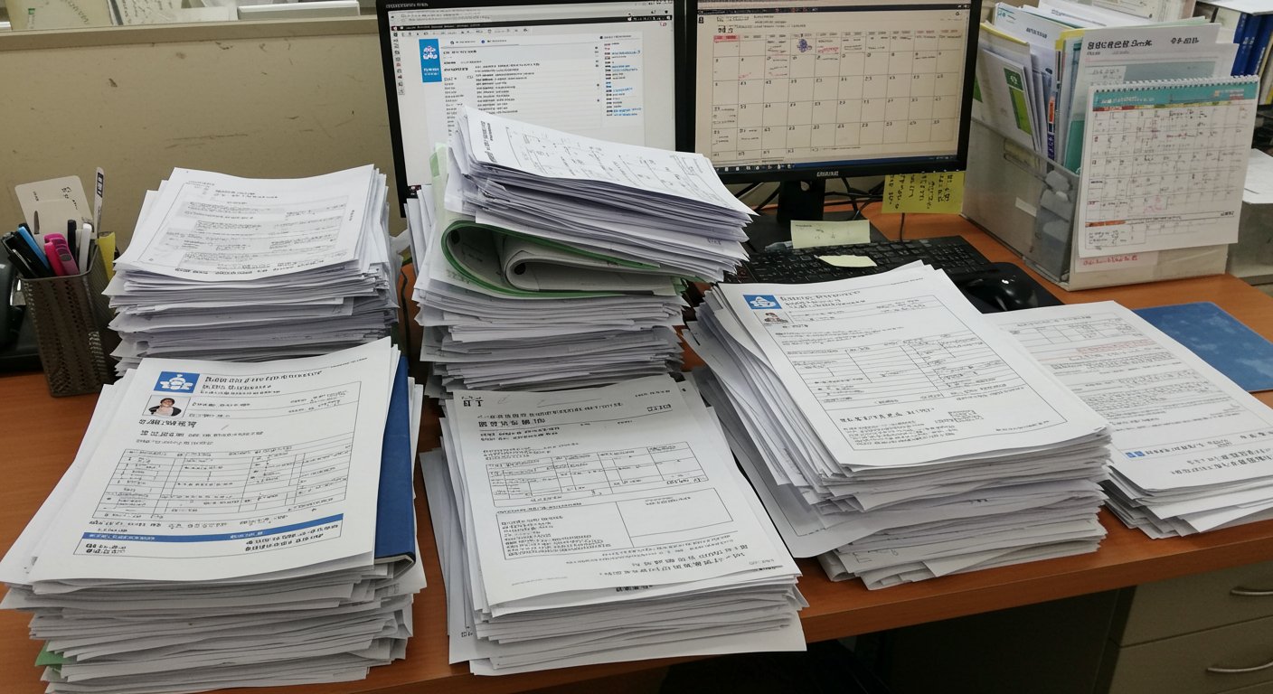 介護施設の採用担当者が抱える書類業務の負担