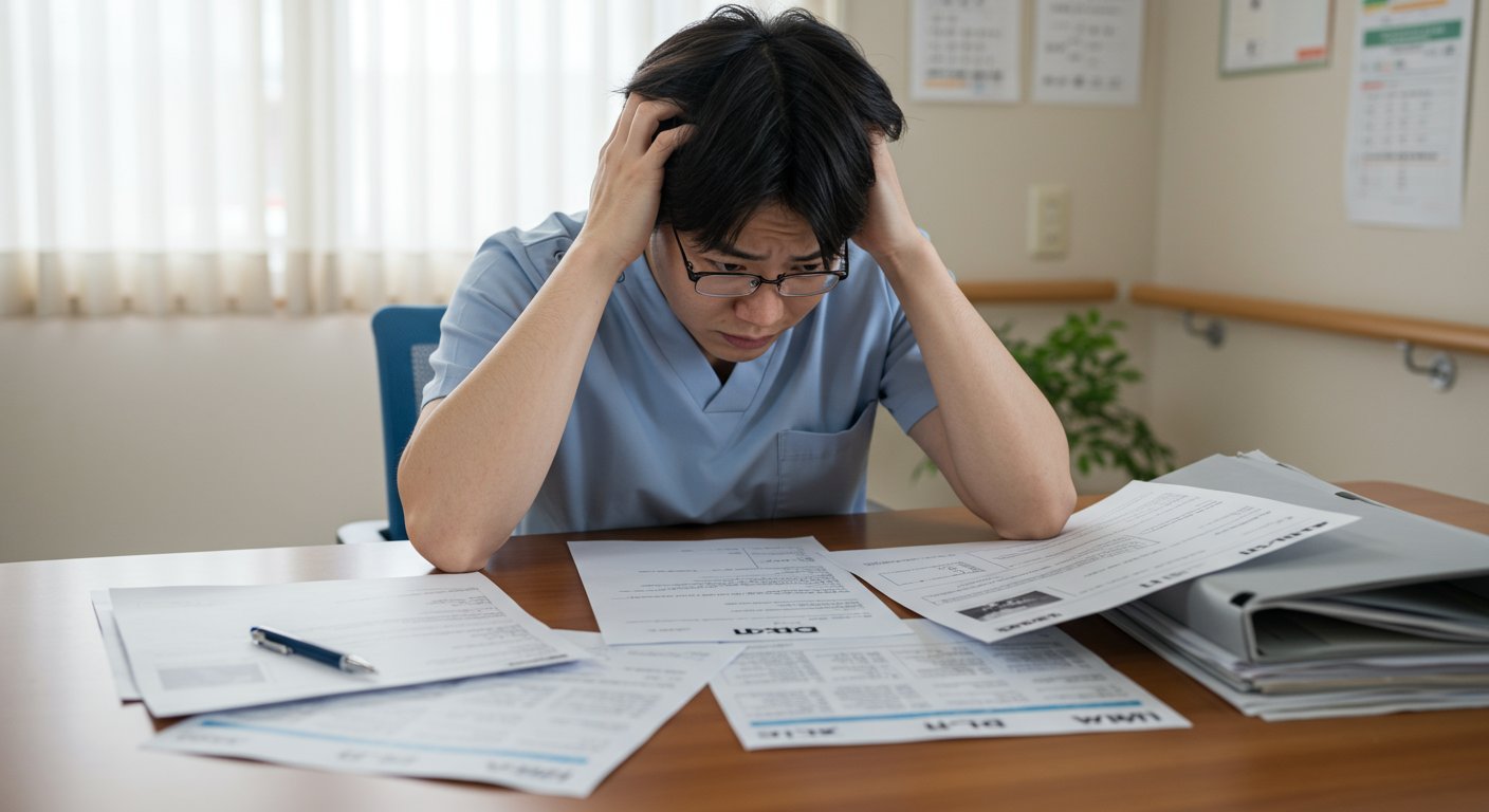 介護施設の採用担当者が抱えるストレスと負担