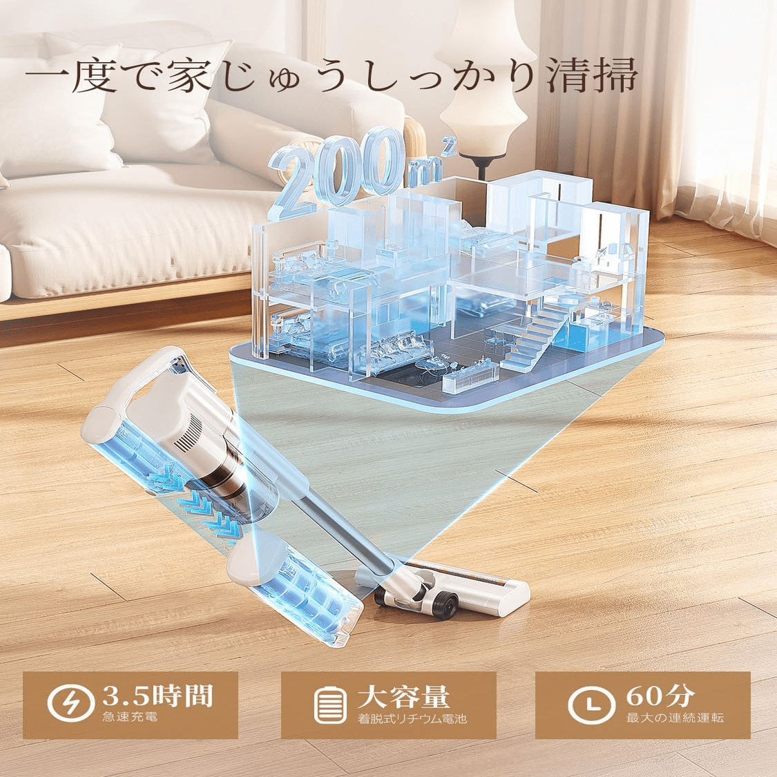 uwant V500 コードレス掃除機 自動ゴミ収集｜GetGadgetGot