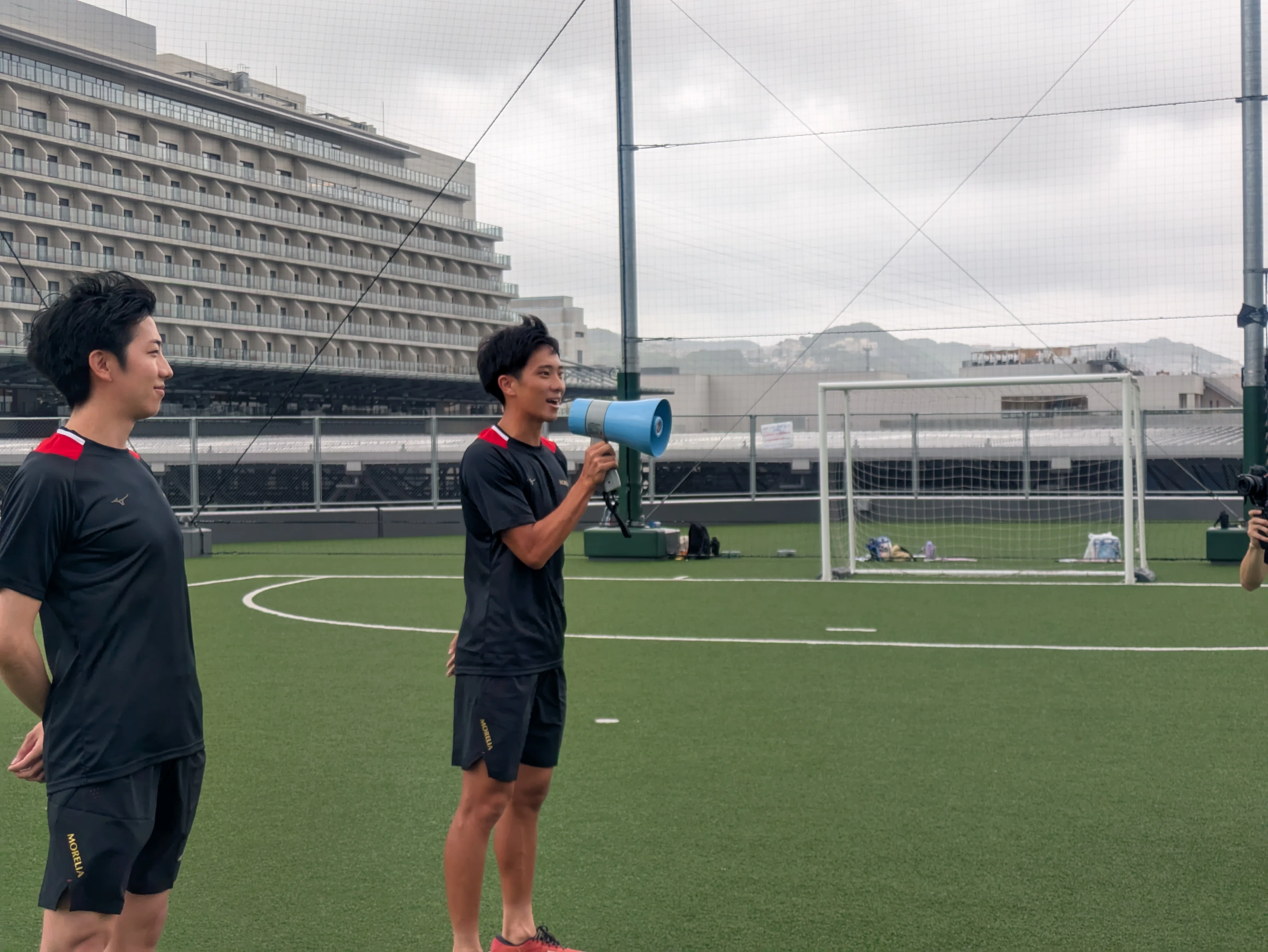 V・ファーレン長崎の選手が試合翌日に!?笠柳翼選手のサッカー教室に