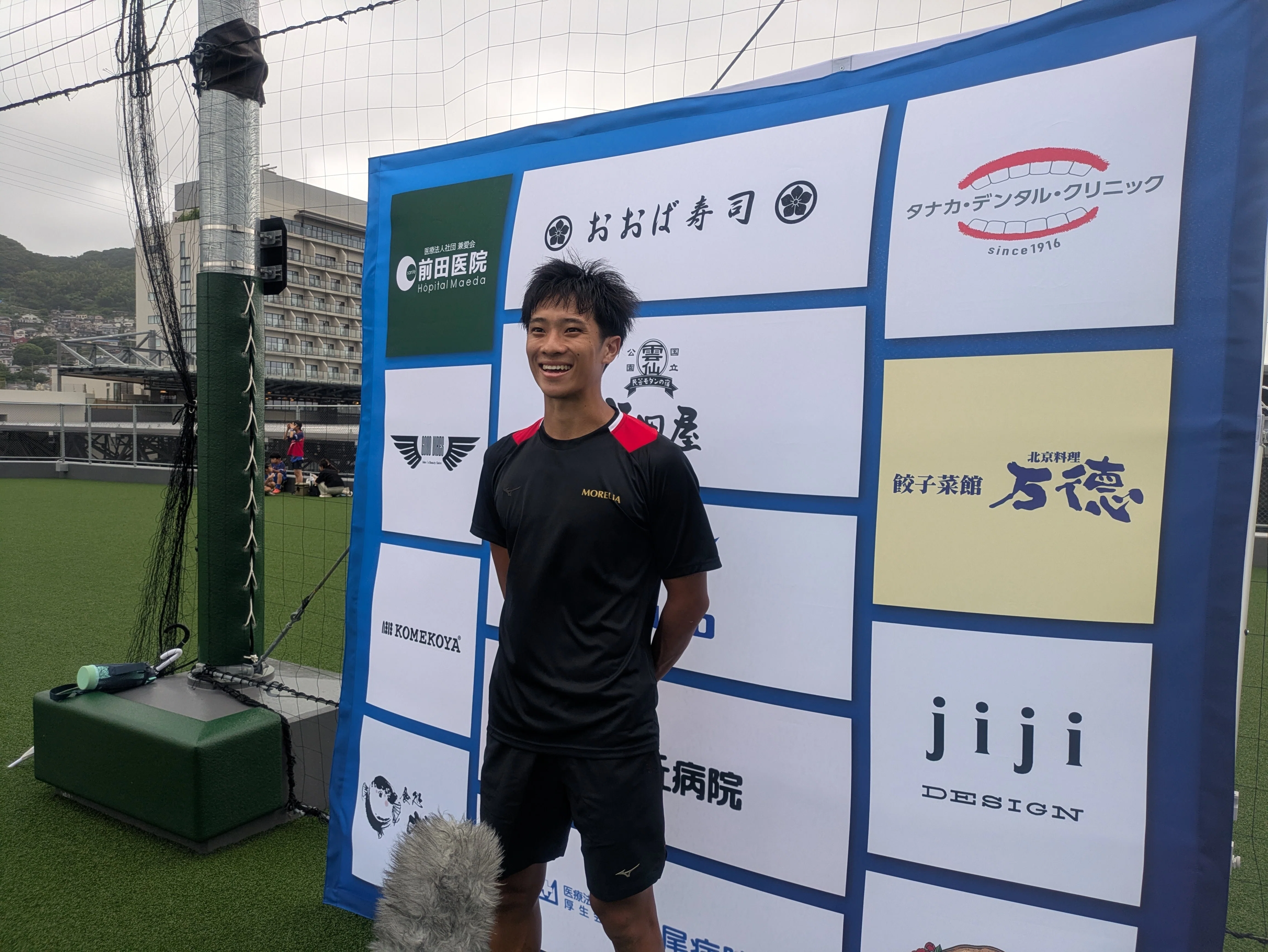 V・ファーレン長崎の選手が試合翌日に!?笠柳翼選手のサッカー教室に