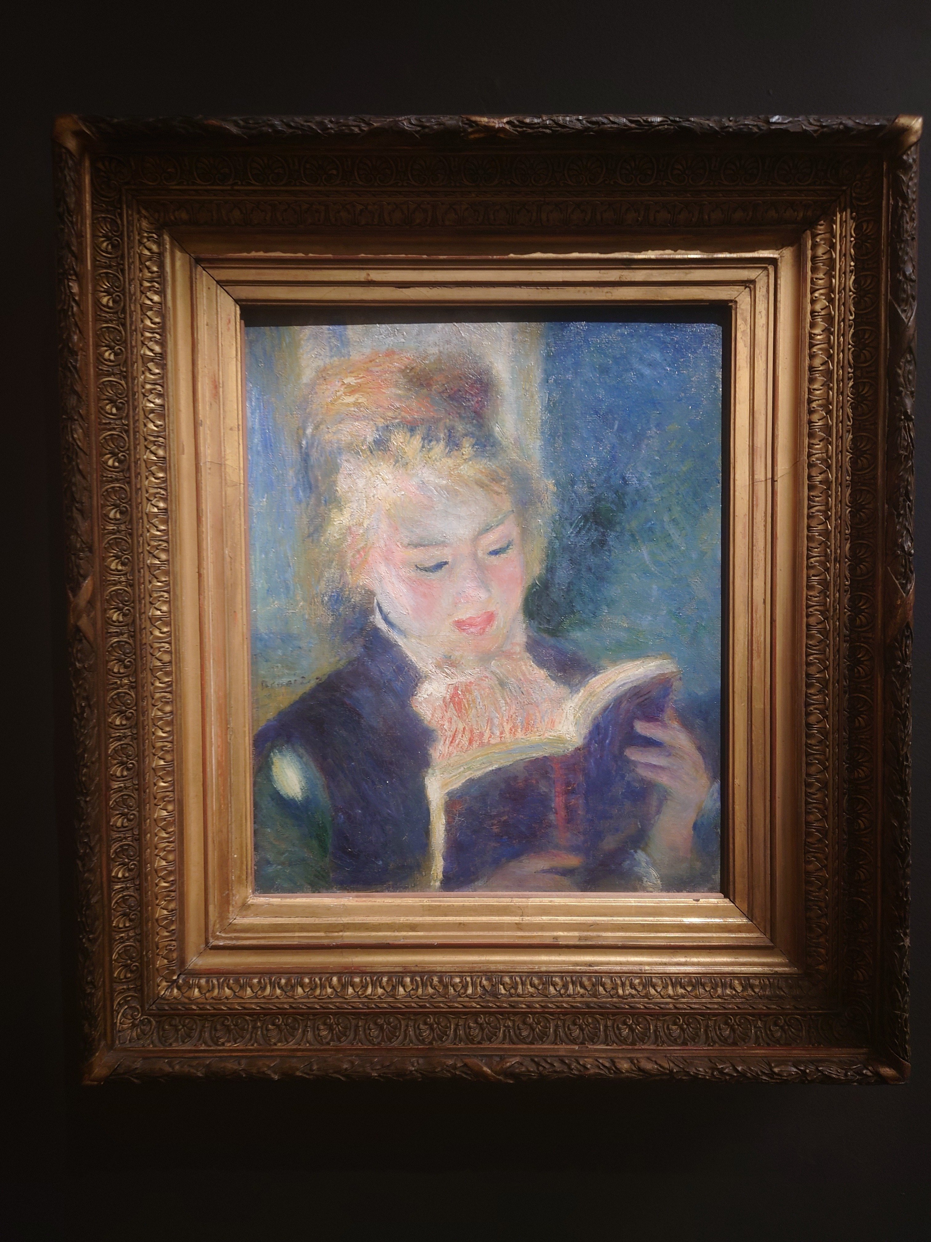 読書するふたりと読書する少女 ─ 絵がつなぐ時間｜ルノワール日和