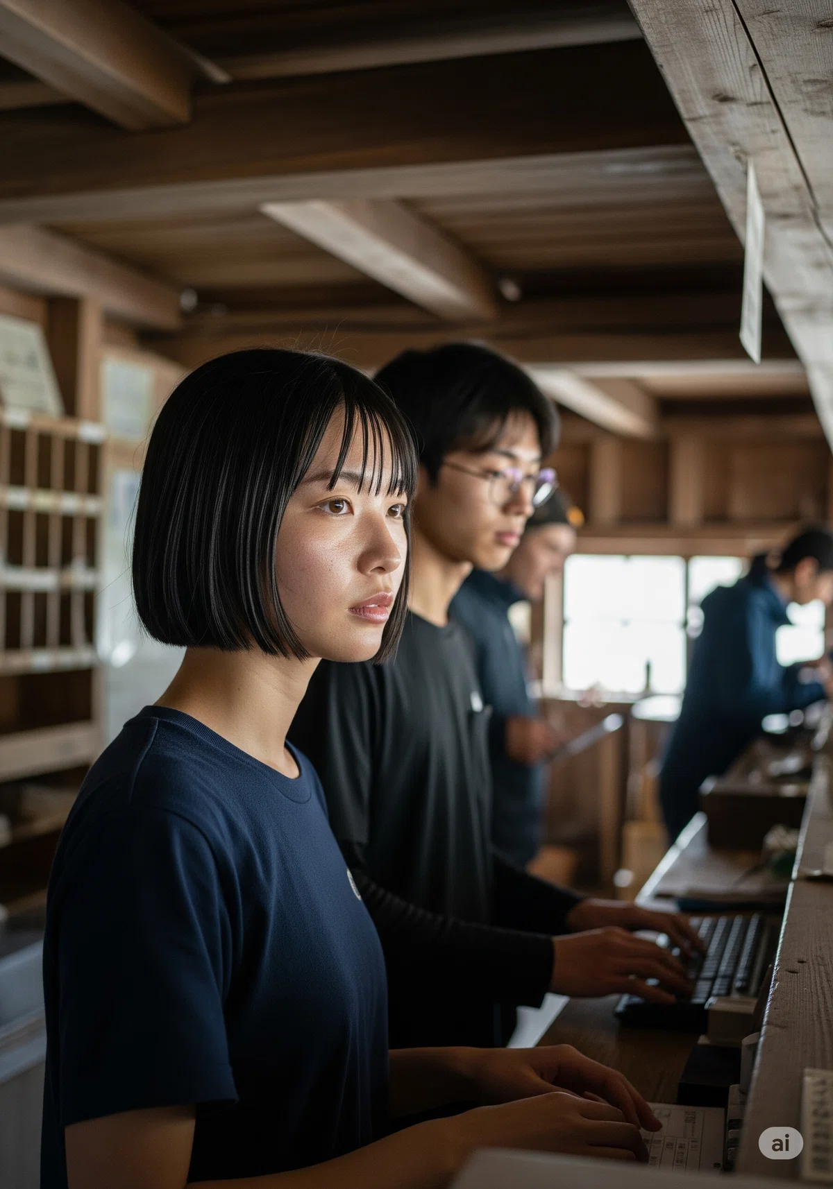 Realabc 【Gemini・ImageFX】山小屋女子|realabc