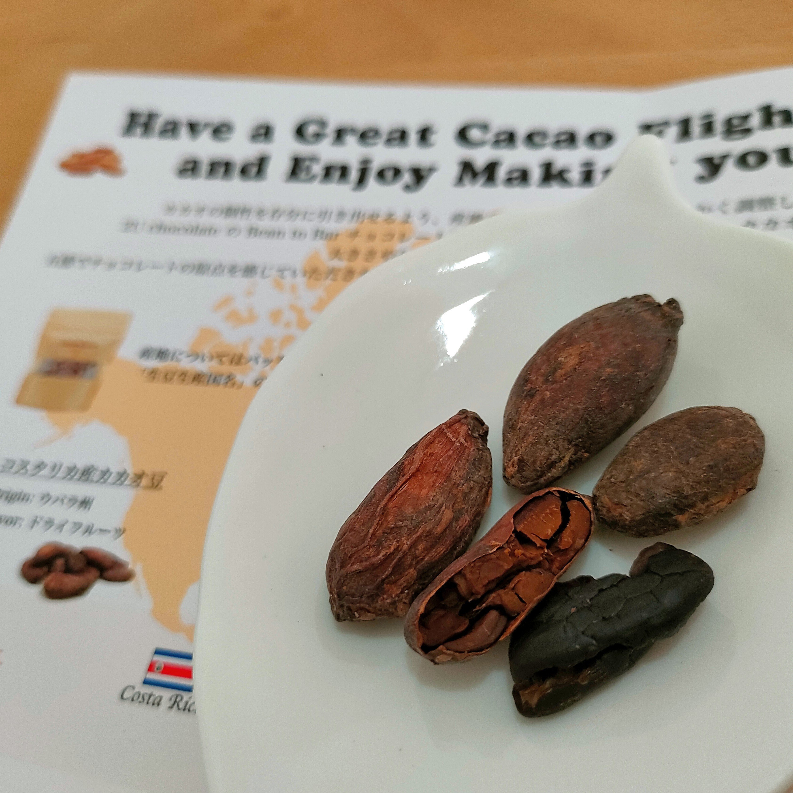 2U chocolate】5カ国のカカオ豆を食べ比べる｜みな