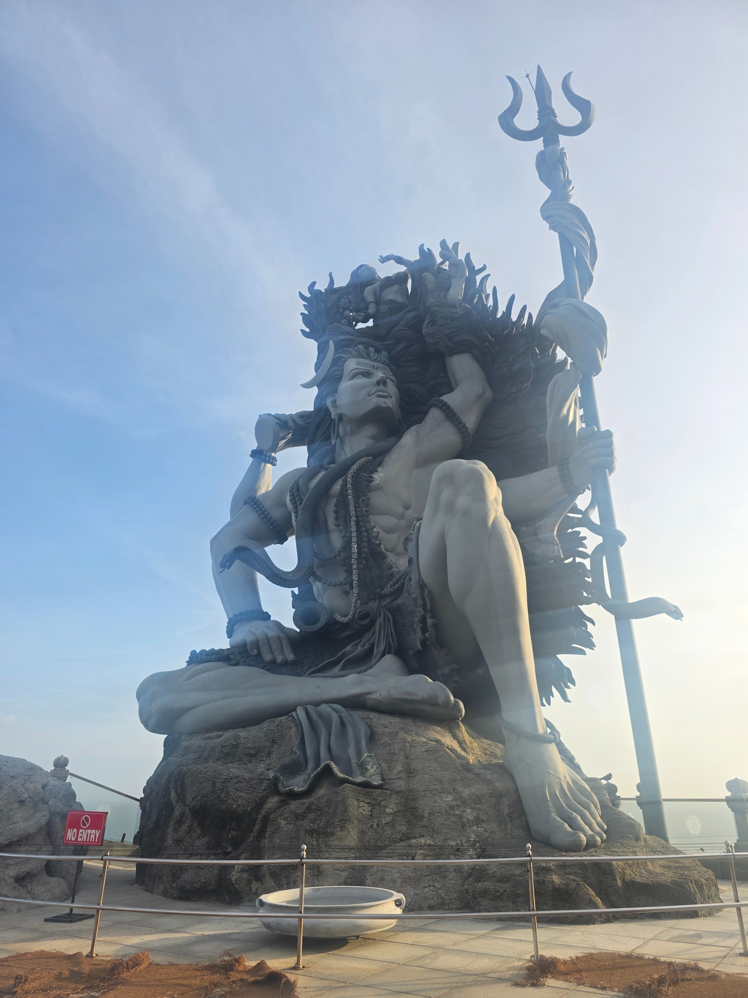 南インドのでかいシヴァ神像のあるお寺へ参拝 【1カ国目：インド⑬