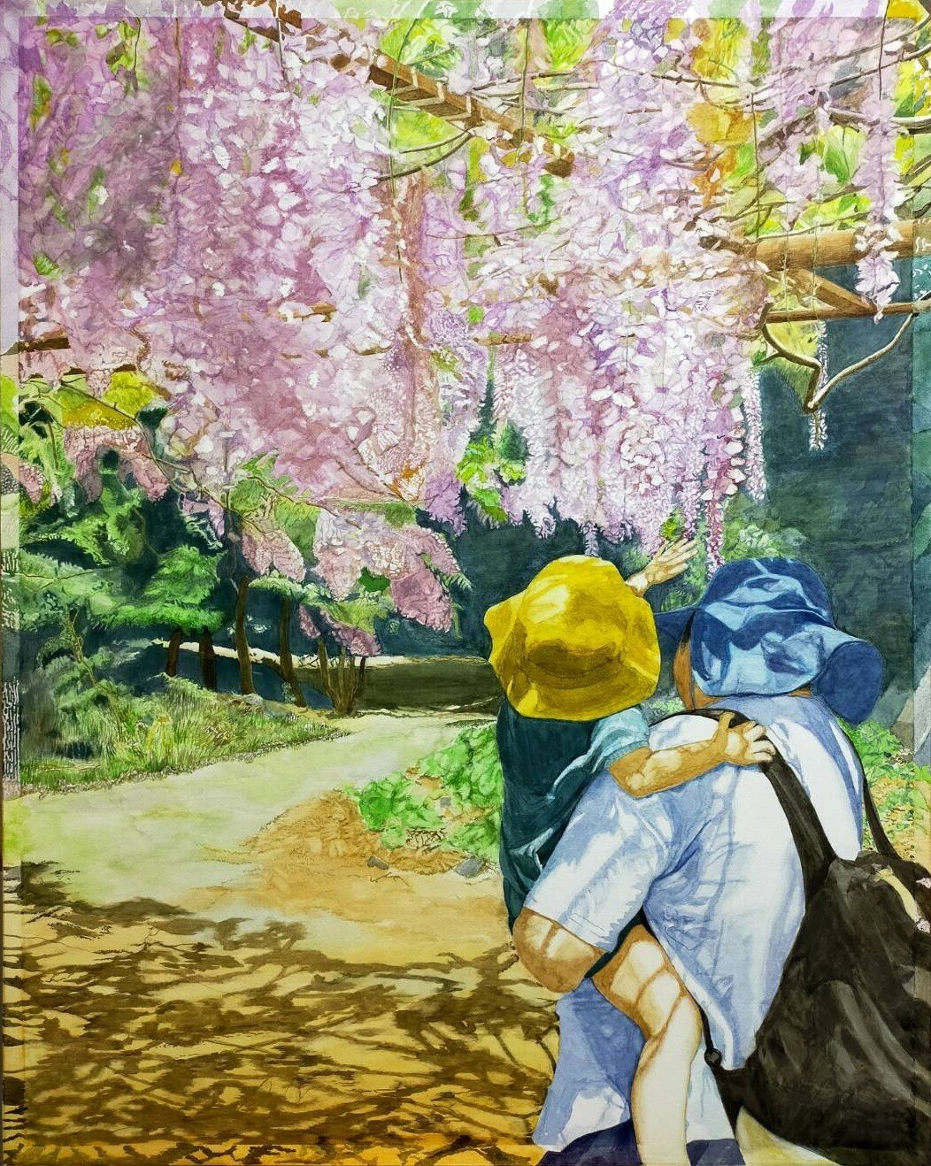 画家　折本美禰子⑥　水彩画 画家 折本美禰子⑥ 水彩画