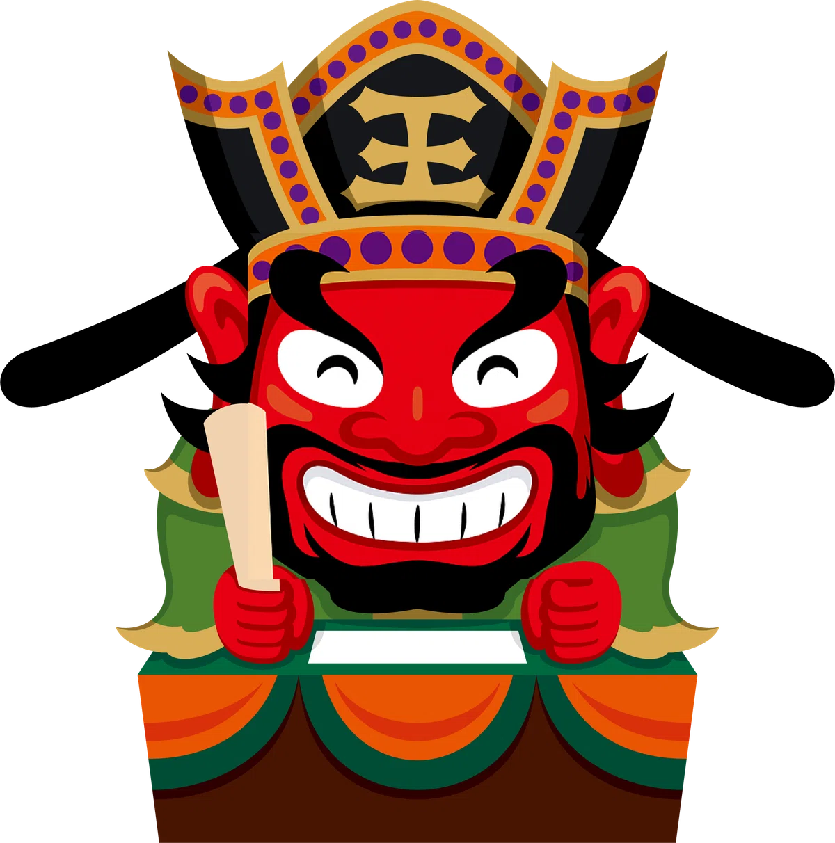 笑顔の閻魔大王、閻魔様