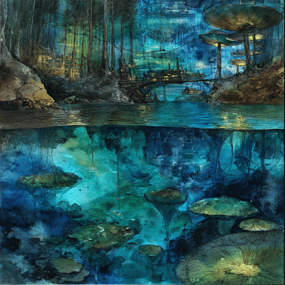 ふんわりタッチの水彩画風アート。プロンプトはメンバーシップで｜松本