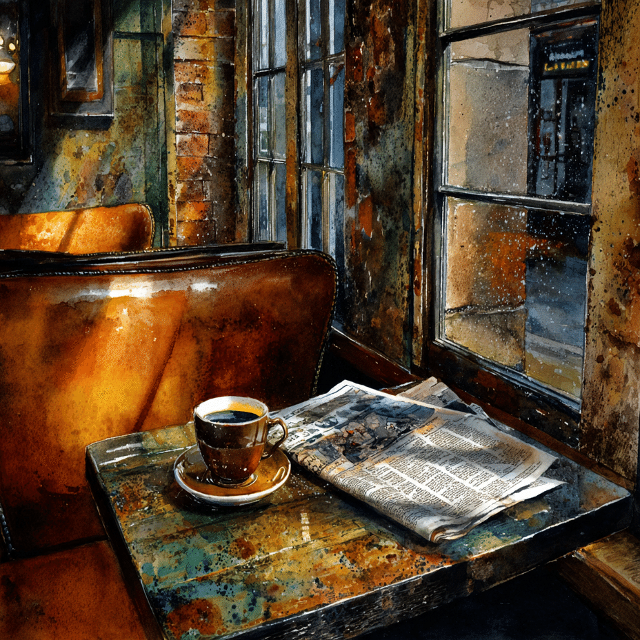 お気に入りのカップ　今朝の気分 　水彩画イラスト Eng sub] Let's paint Cap and saucer | Watercolor Basics for