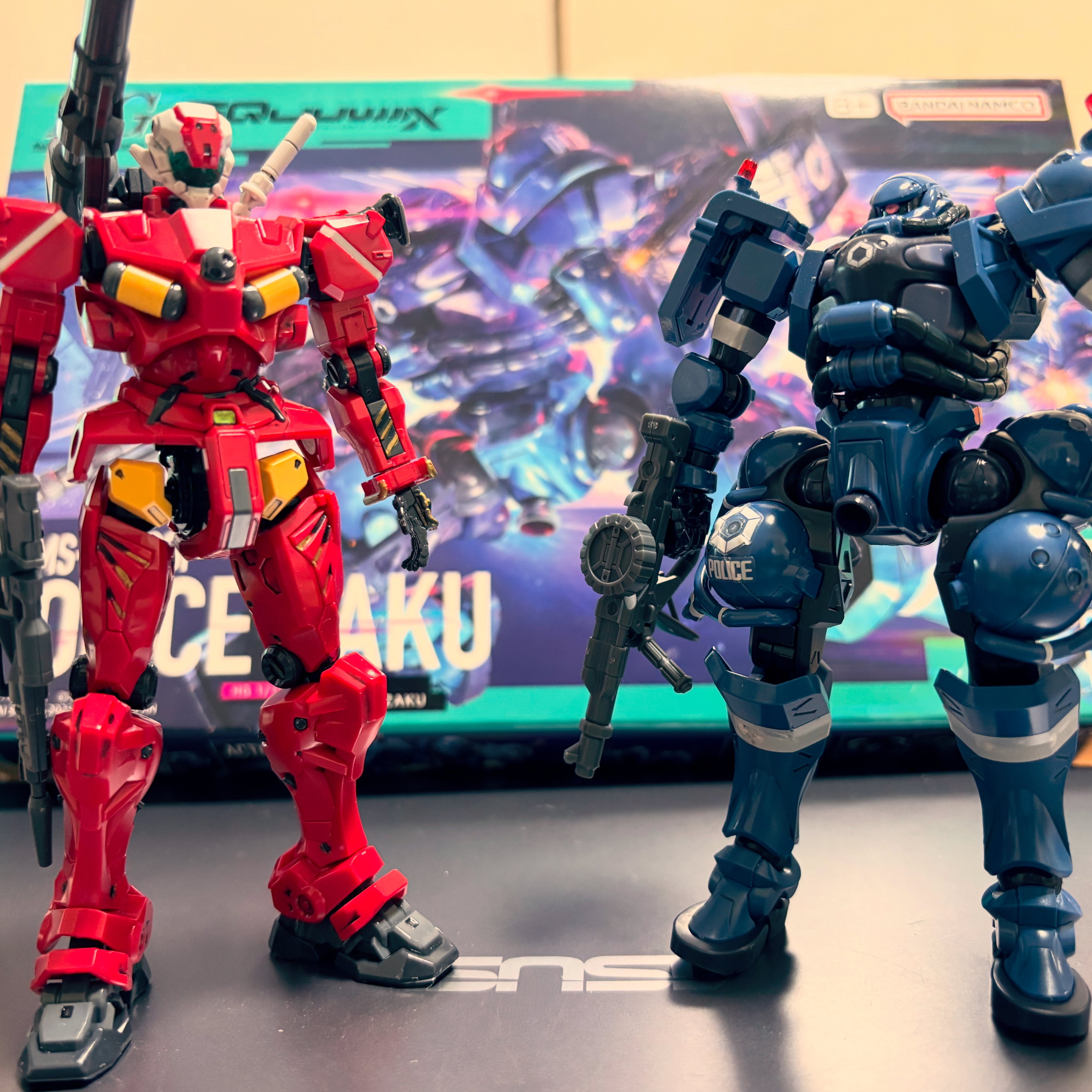 HG軽キャノン＋HG軍警ザク ジークアクス HG エグザベ専用ギャン