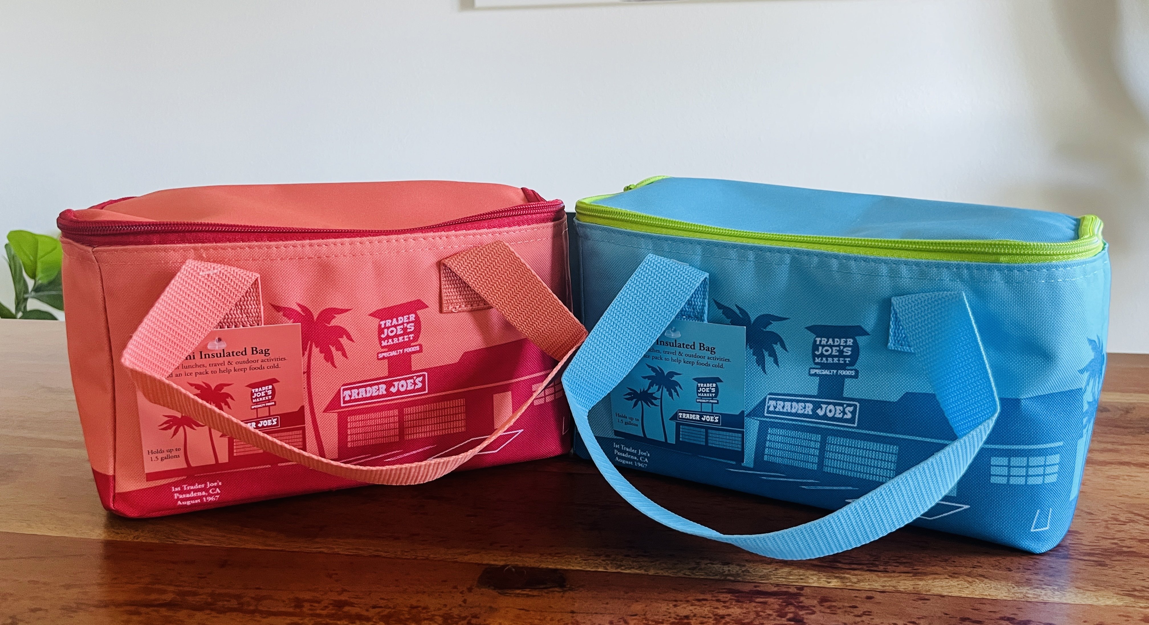 新品Trader Joe's ミニ 保冷バック 6色セット アメリカ 限定 新品Trader Joe's ミニ 保冷バック 6色セット アメリカ 限定 新