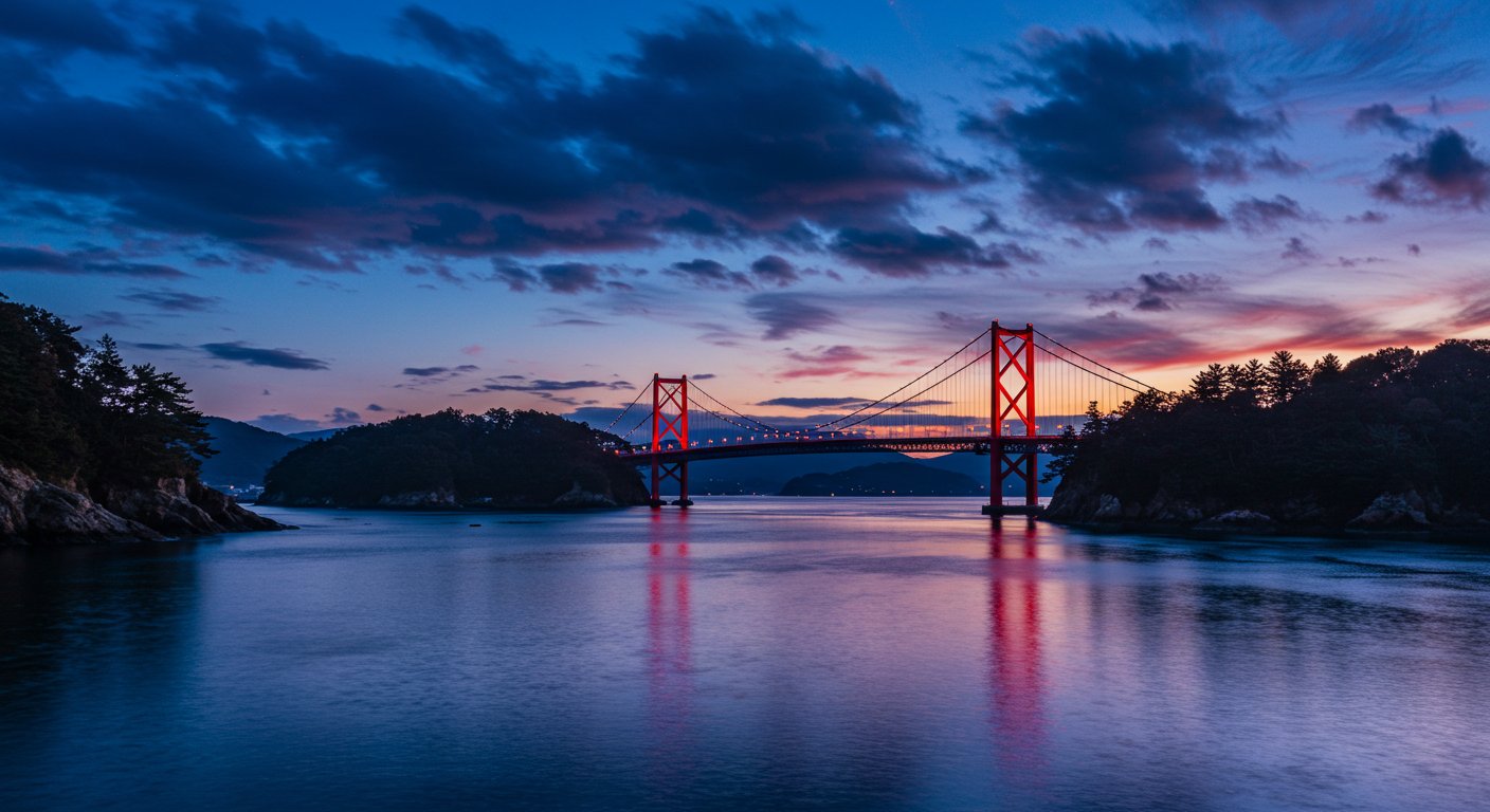 作品名  [松島風景] 日本三景『松島』をAI絵画風に｜蟒蛇 来都（うわばみ らいと）