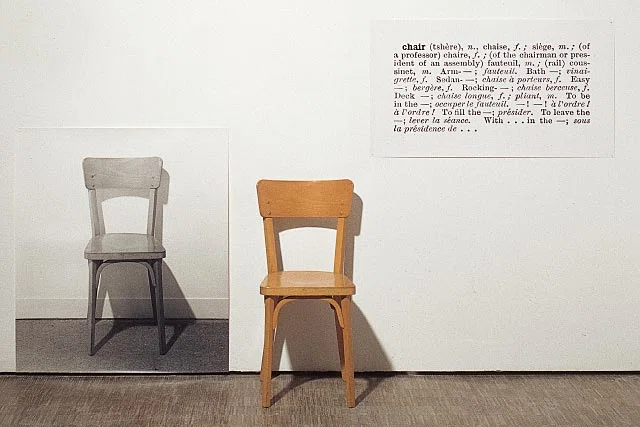 ジョセフ・コスースと芸術の自己言及性｜「One and Three Chairs