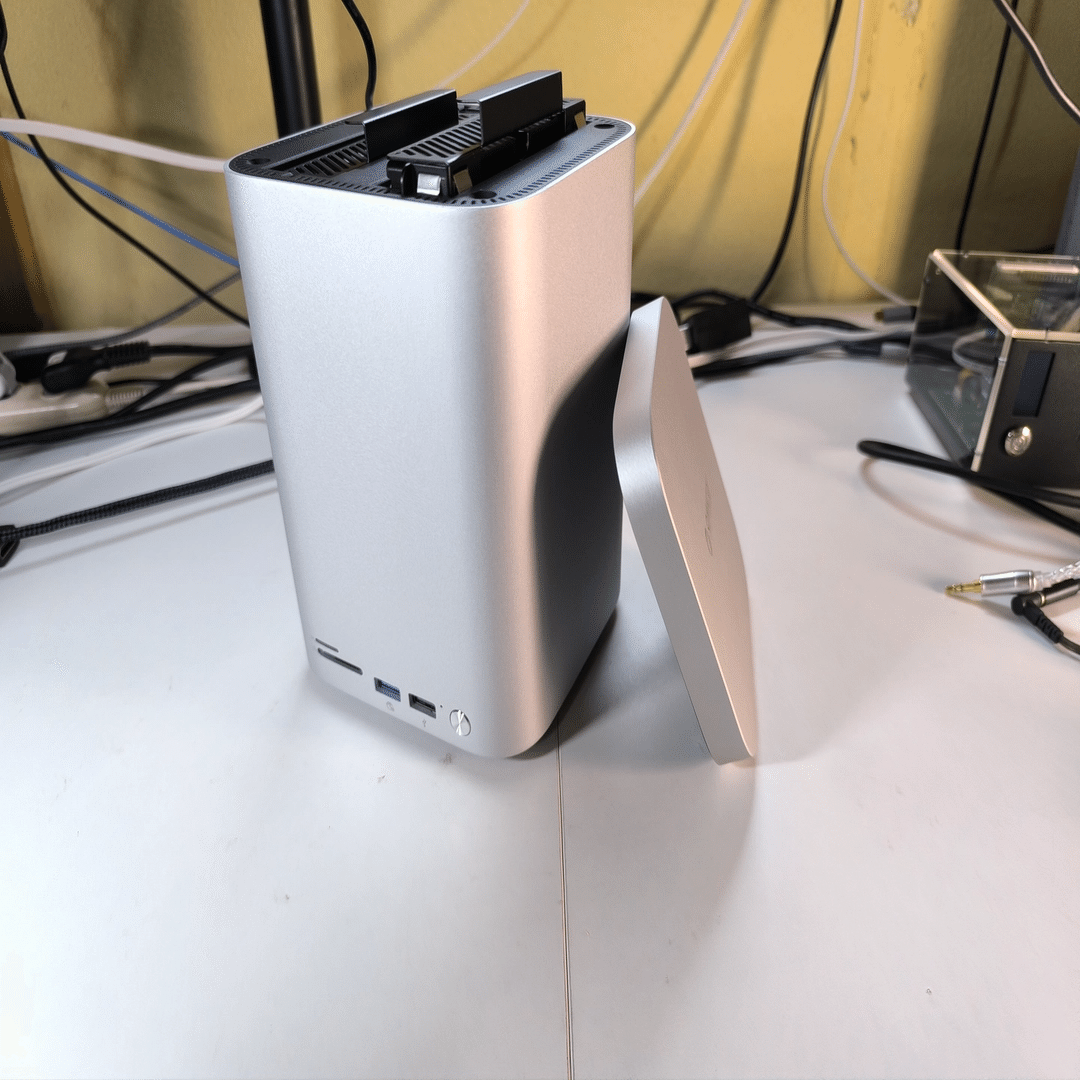 M.2&USBハブ搭載2ベイHDD RAIDケース】ORICO Mini Tower実機レビュー