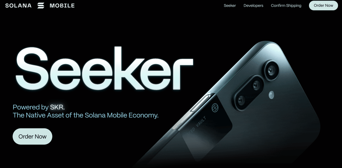 ソラナモバイルSeeker スマートフォン 本体 初期NFT取得可能 ソラナモバイルSeeker スマートフォン 本体 初期NFT取得可能
