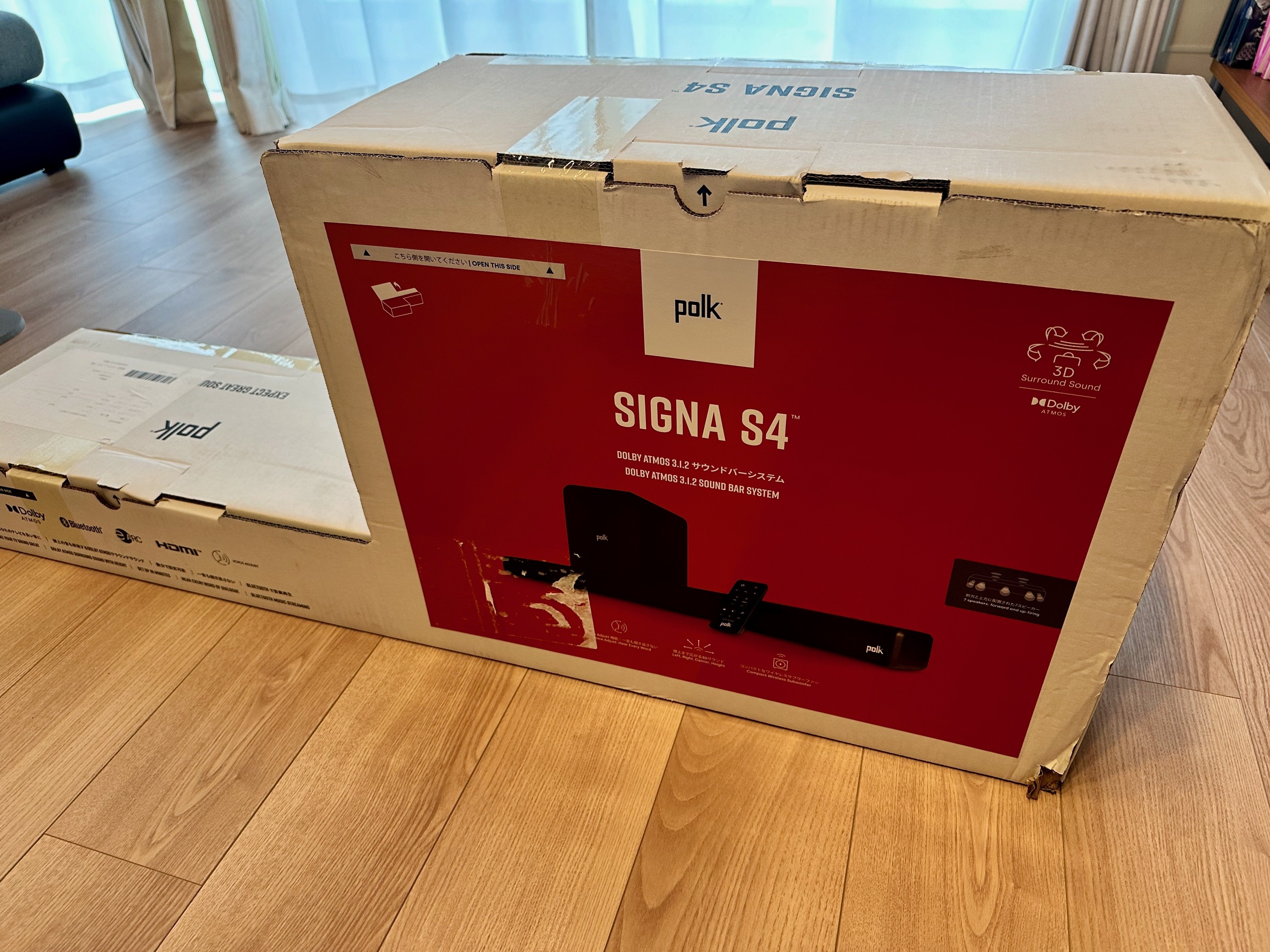 Polk SIGNA S4 サウンドバーシステム　2023年製 Polk Audio SIGNA S4 POLK [ポーク] ドルビーアトモス搭載 3.1