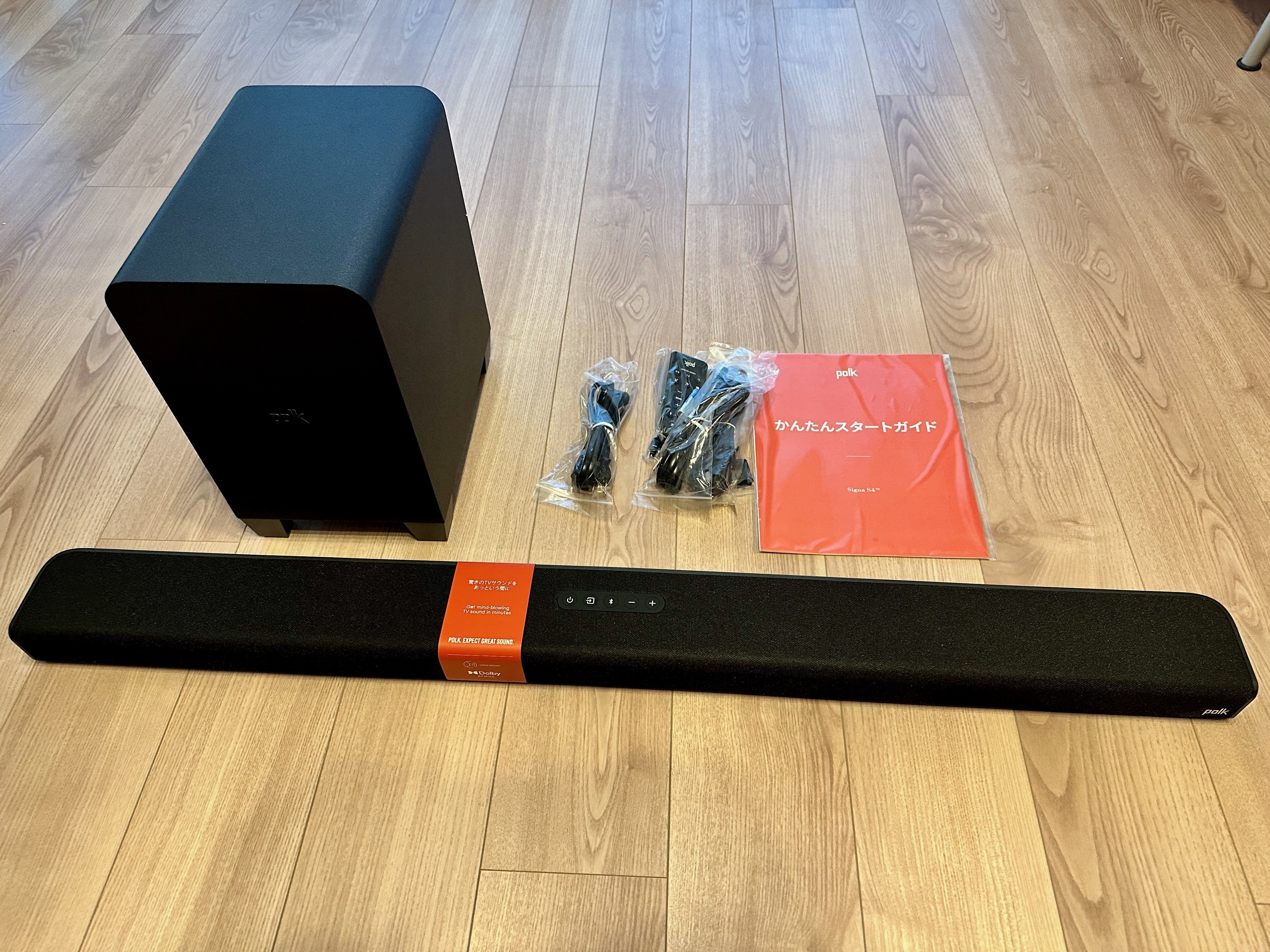 【極美品】Polk ポークオーディオ Signa S4 ワイヤレスサウンドバー 楽天市場】Polk Audio - SIGNA S4（ワイヤレスサブウーファー付