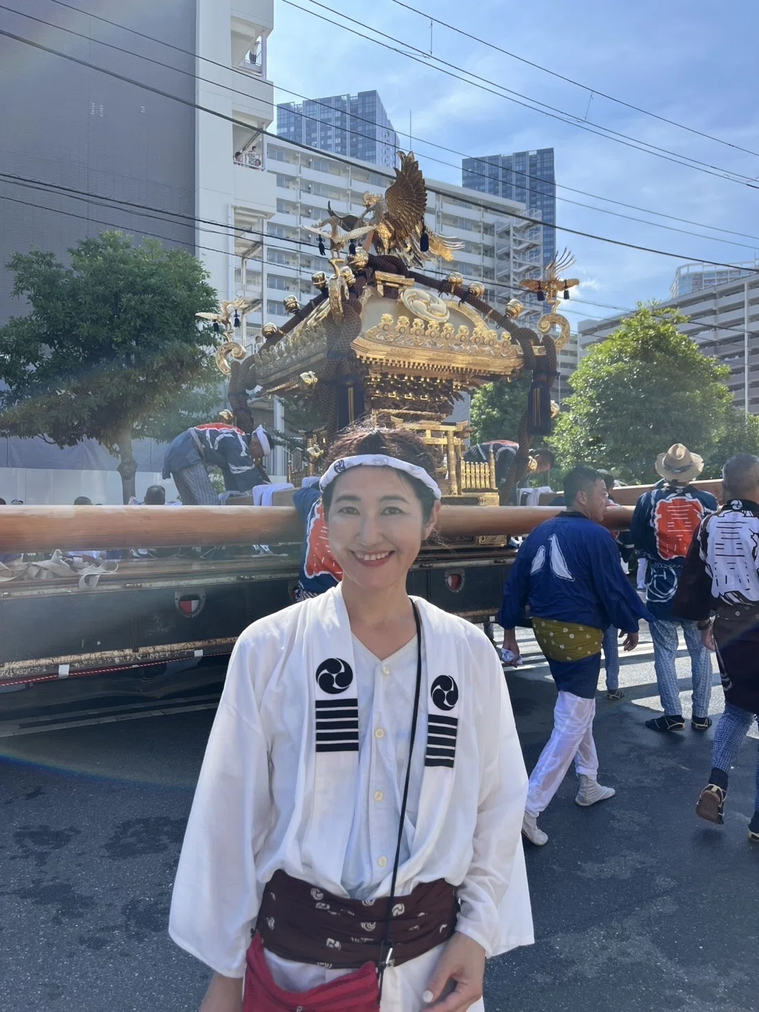 富岡八幡宮例大祭2025 二ノ宮神輿と豊洲町内神輿に参加しました
