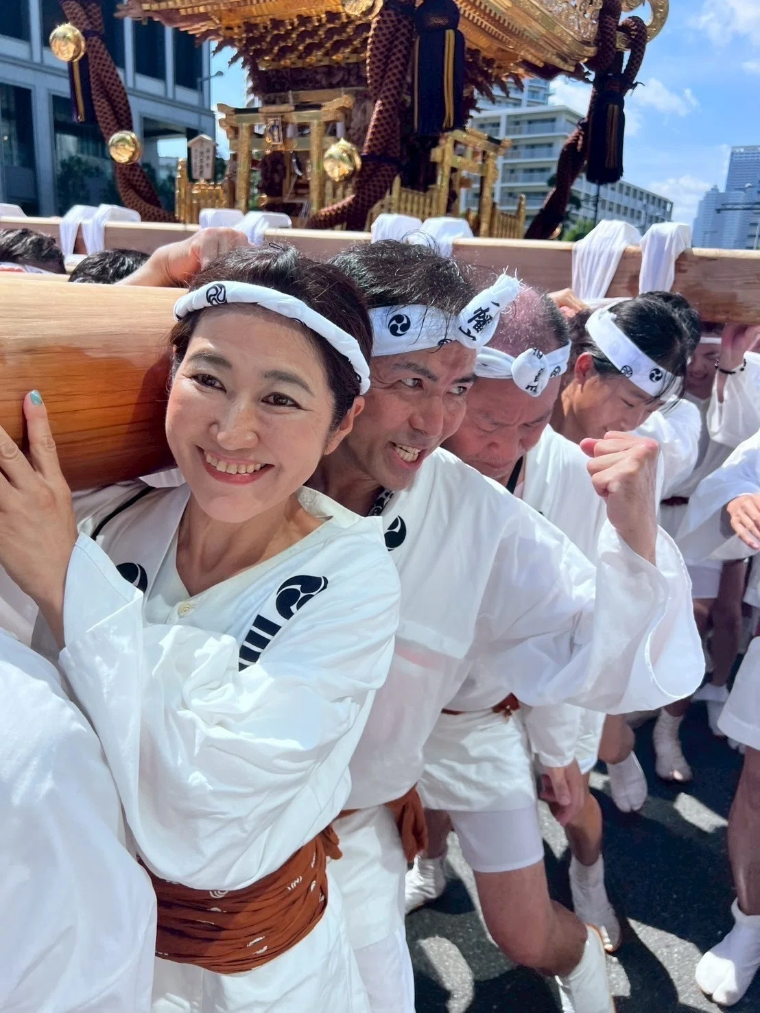 富岡八幡宮例大祭2025 二ノ宮神輿と豊洲町内神輿に参加しました