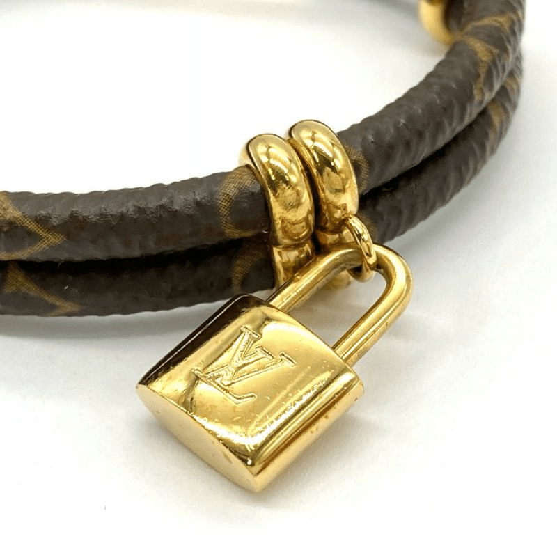 ✨️極美品✨️ ルイヴィトン ブラスレ・LV パドロック ブレスレット ゴールド ✨美品✨ルイヴィトン ブレスレット・LV パドロック モノグラム