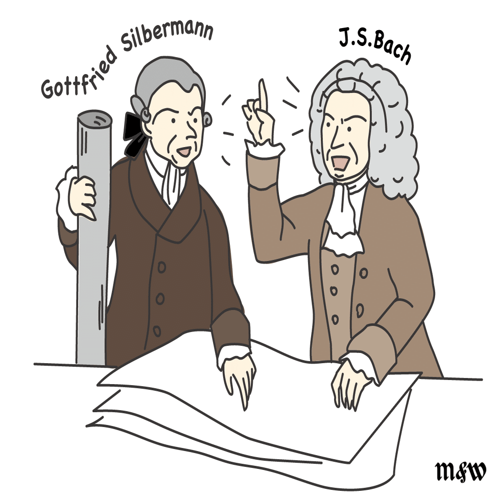 バッハエピソード41 オルガン職人ジルバーマンとバッハ｜music and words