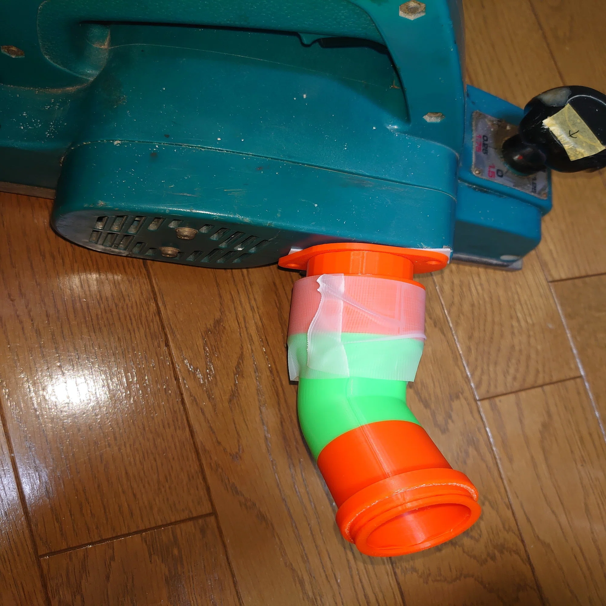 電動カンナの集塵ポートを作る｜タカシ