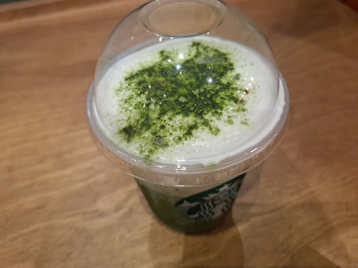 [Food] Refreshing Matcha Mousse Tea｜ジロ頭巾