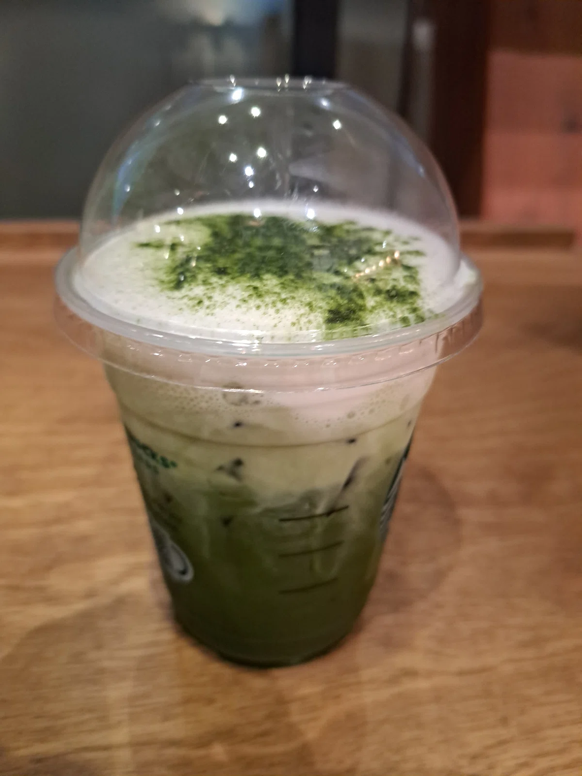 [Food] Refreshing Matcha Mousse Tea｜ジロ頭巾