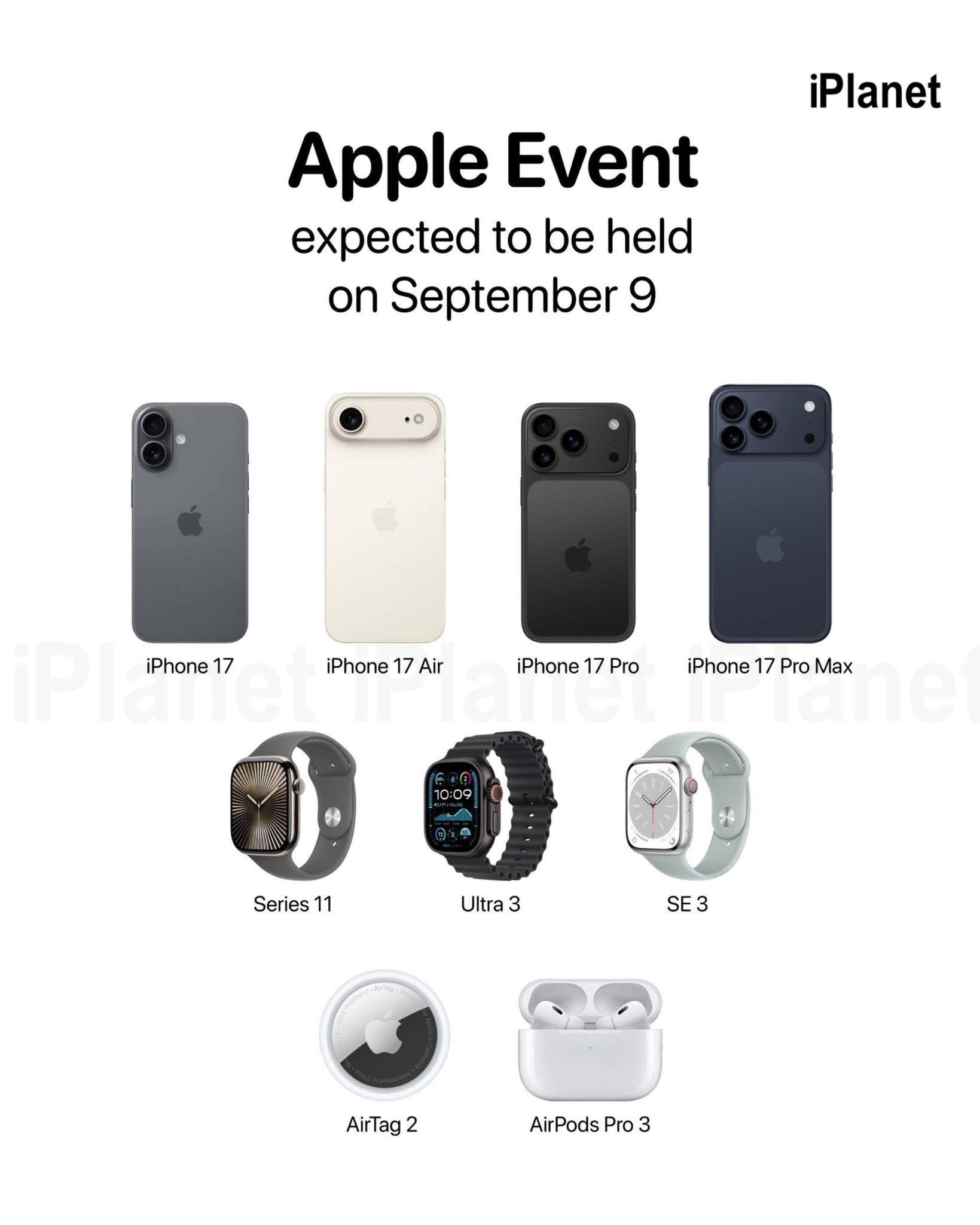 iPhoneなど　おまとめ　計7台 iPhone17（仮）最新予想・噂まとめ − スカイブルーも来る!?＜みず