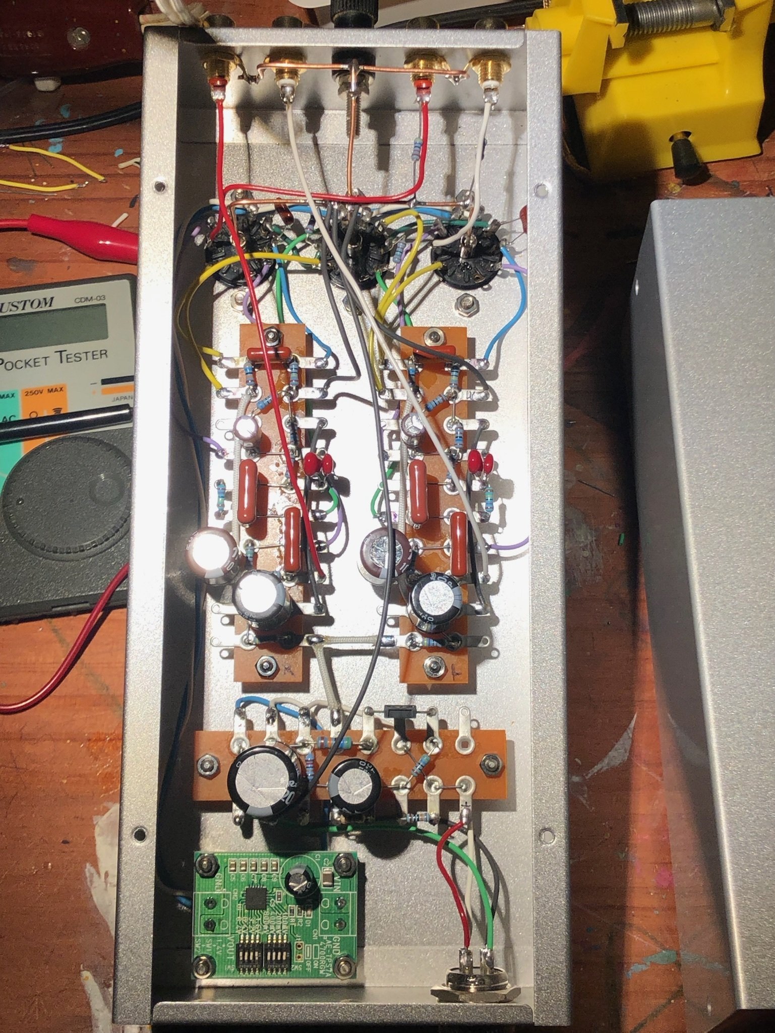 真空管 フォノイコライザー MM型 12AX7使用 真空管 フォノイコライザー MM型 12AX7使用 ついに待望の真空管フォノ