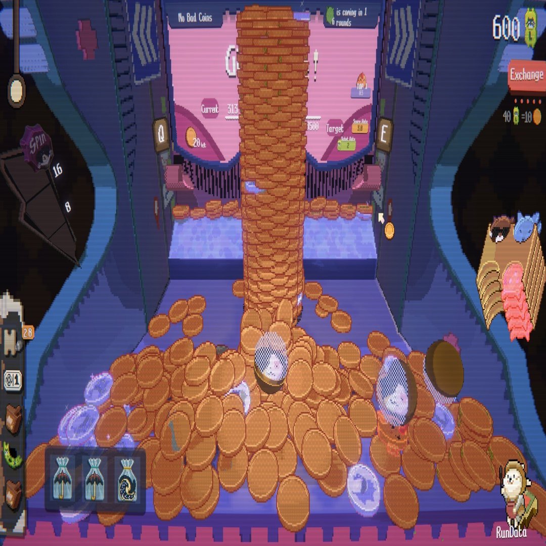 Raccoin Coin Pusher Roguelike: コインプッシャーローグライク…!?｜スタン