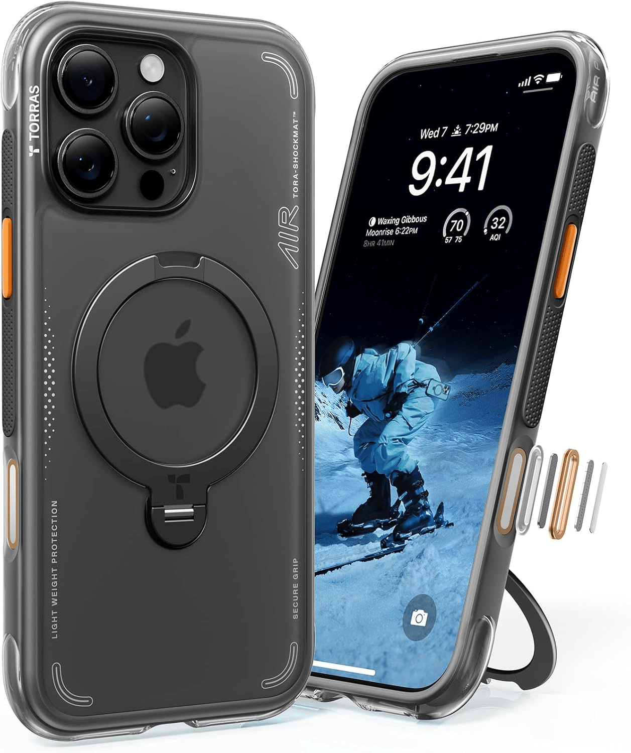 TORRAS iPhone 16 Pro Max ケース エアバッグ 超強保護 Amazon.com: TORRAS Magnetic Shockproof for iPhone 16 Pro Max Case