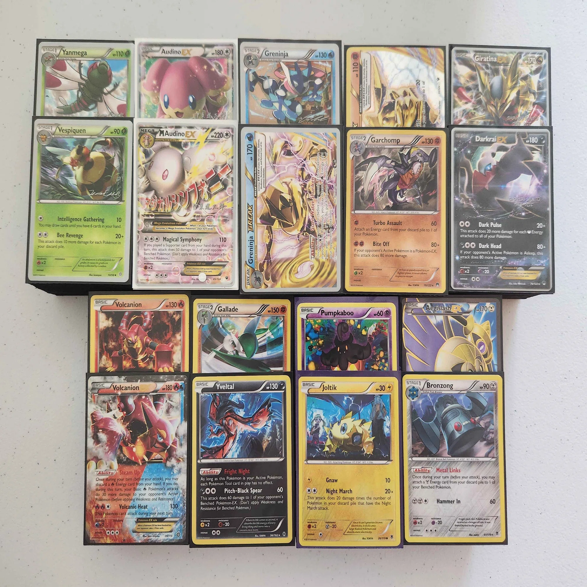 stacks of pokemon cards Amazon.com: 100 Assorted Pokemon Trading Cards. : Toys & Games