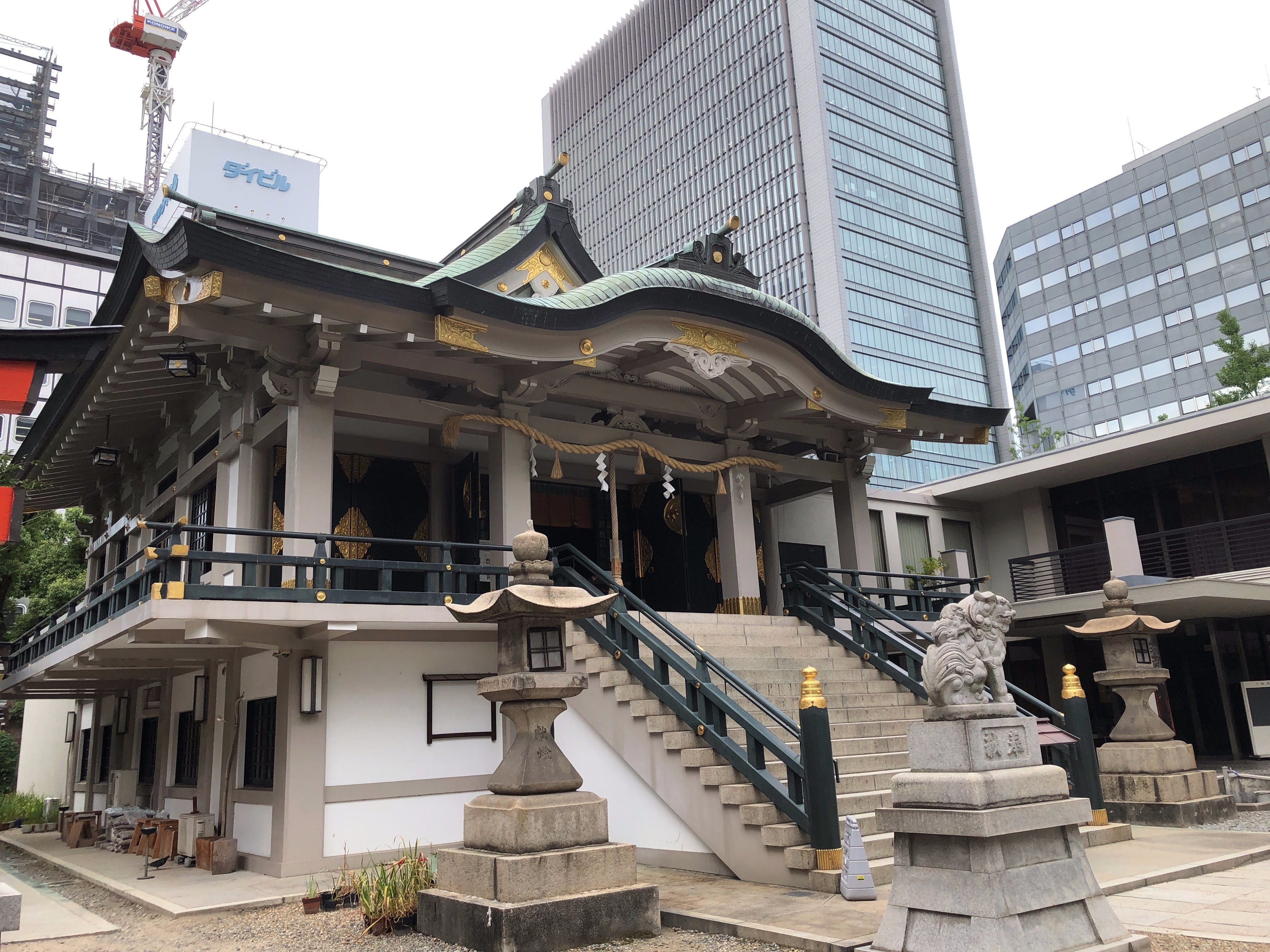 哀愁おっさん旅行記】大阪市中央区「難波神社・陶器神社・坐摩神社