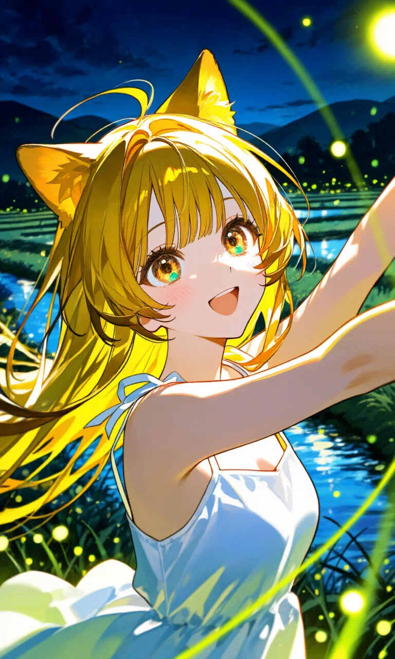 蛍ときんいろ少女｜AIイラスト｜めいのは✨️AIといっしょに創る
