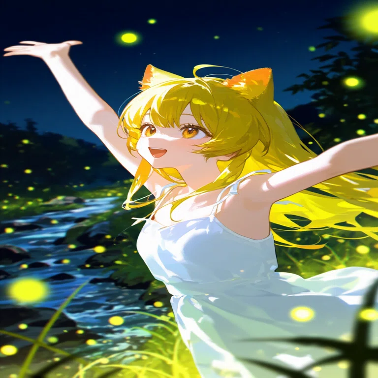 蛍ときんいろ少女｜AIイラスト｜めいのは✨️AIといっしょに創る