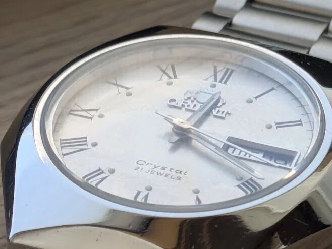 No.296 | Orient | IT469751-7A | 不思議な文字盤の時計｜とある猫好き