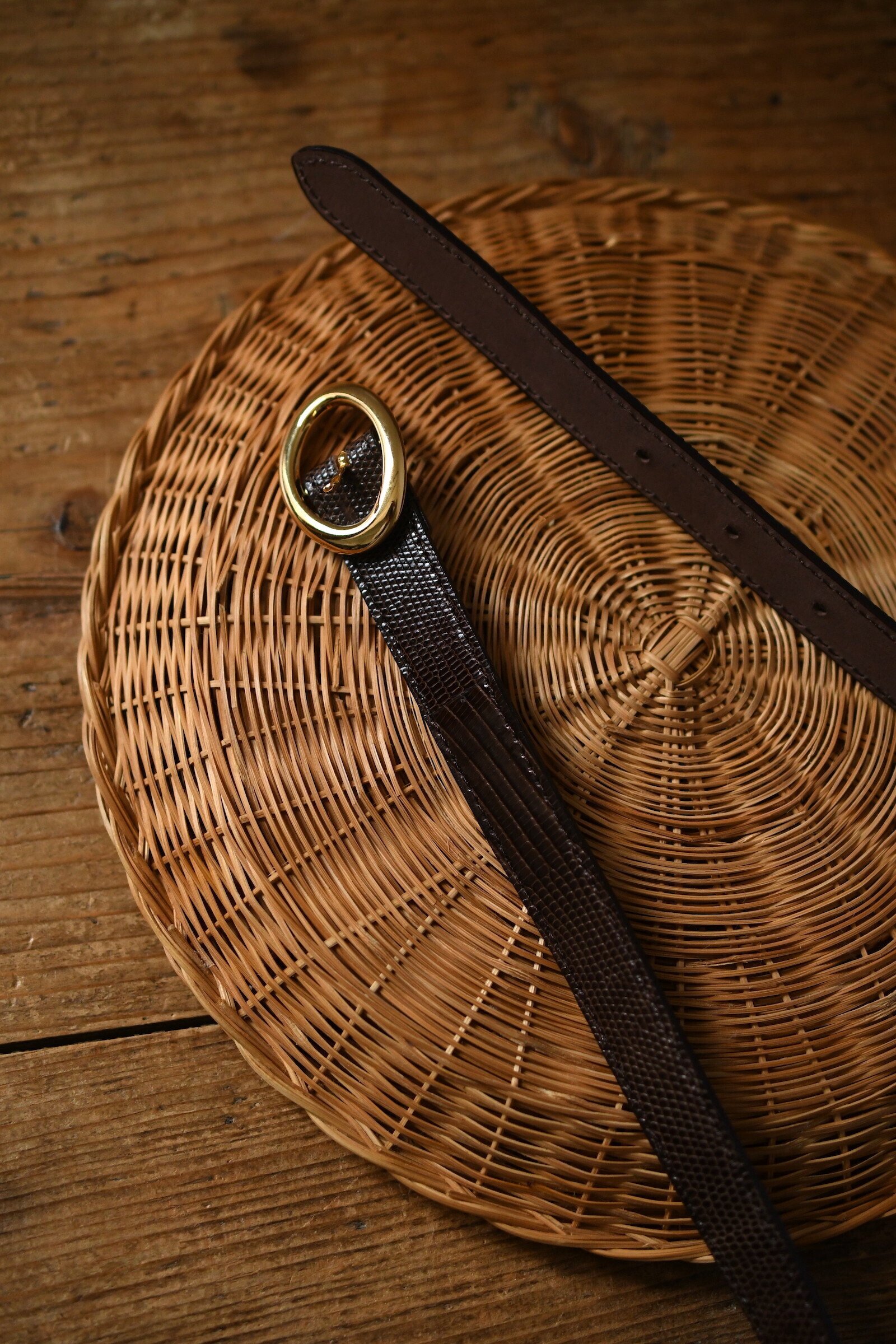 BISOWN LIZARD SQUARE BELT メンズ BISOWN(ビソウン) / LIZARD SQUARE