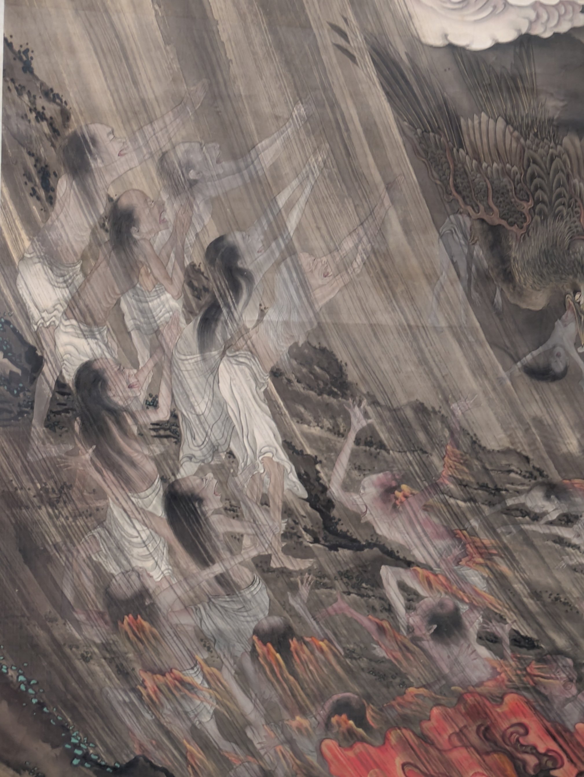 五百羅漢のポスター　狩野一信 五百羅漢のポスター 狩野一信 狩野一信の五百羅漢図